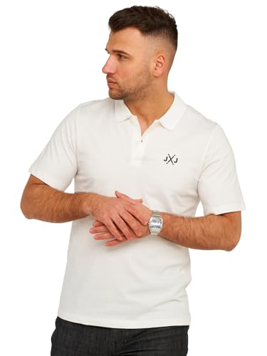 JACK & JONES Infinity Herren Poloshirt Rise Infinity Polohemd Kurzarm Shirt Cloud Dancer L von JACK & JONES