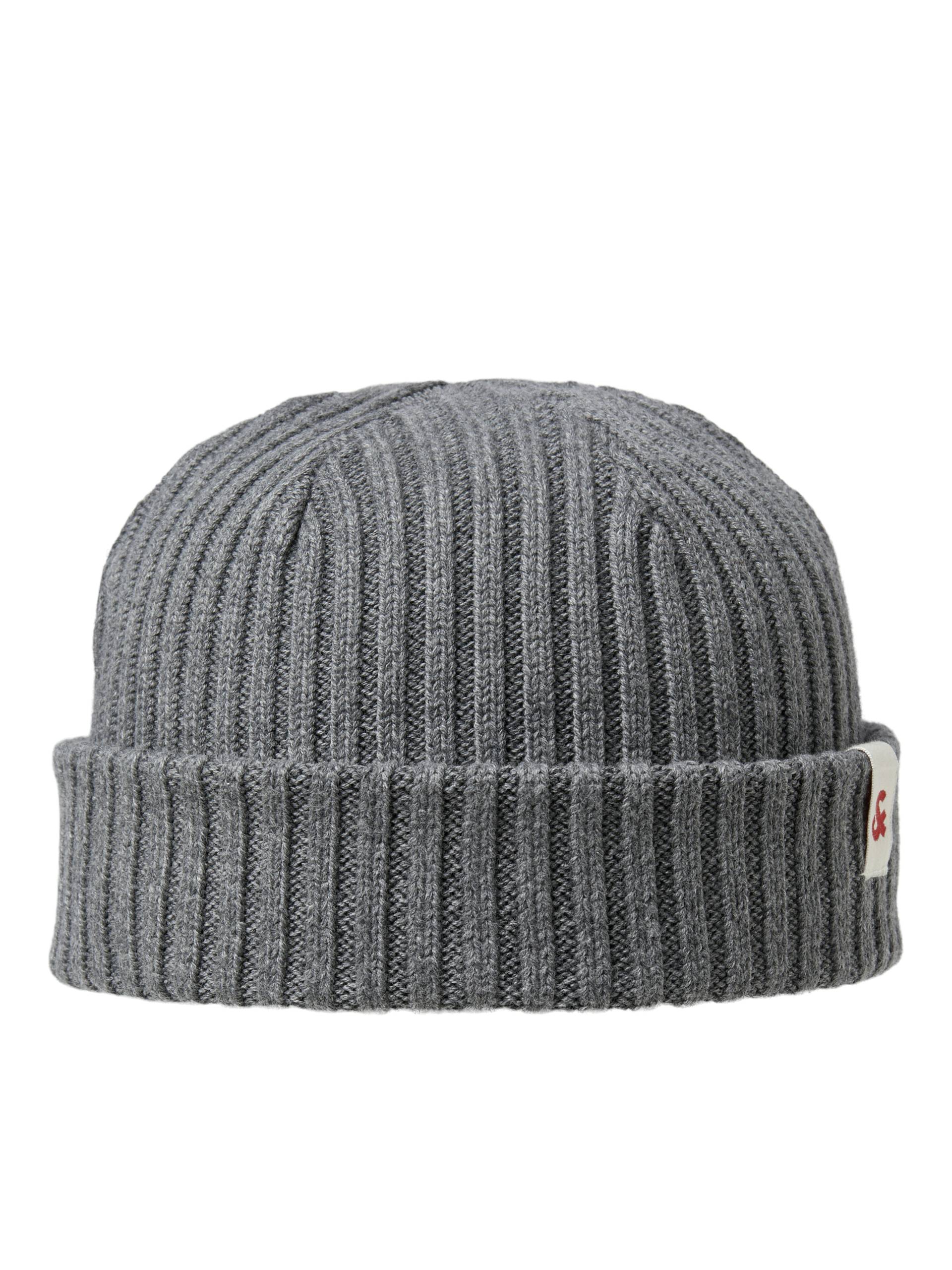 JACK&JONES - JACAND KNIT SHORT BEANIE NOOS grey melange von JACK&JONES