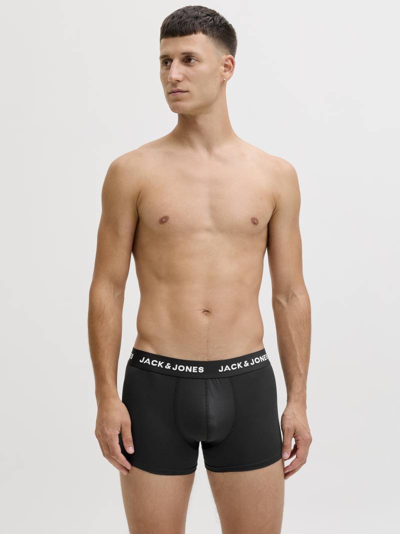 JACK&JONES - JACBASE MICROFIBER TRUNKS 3-PACK NOOS black - Gr. - L von JACK&JONES