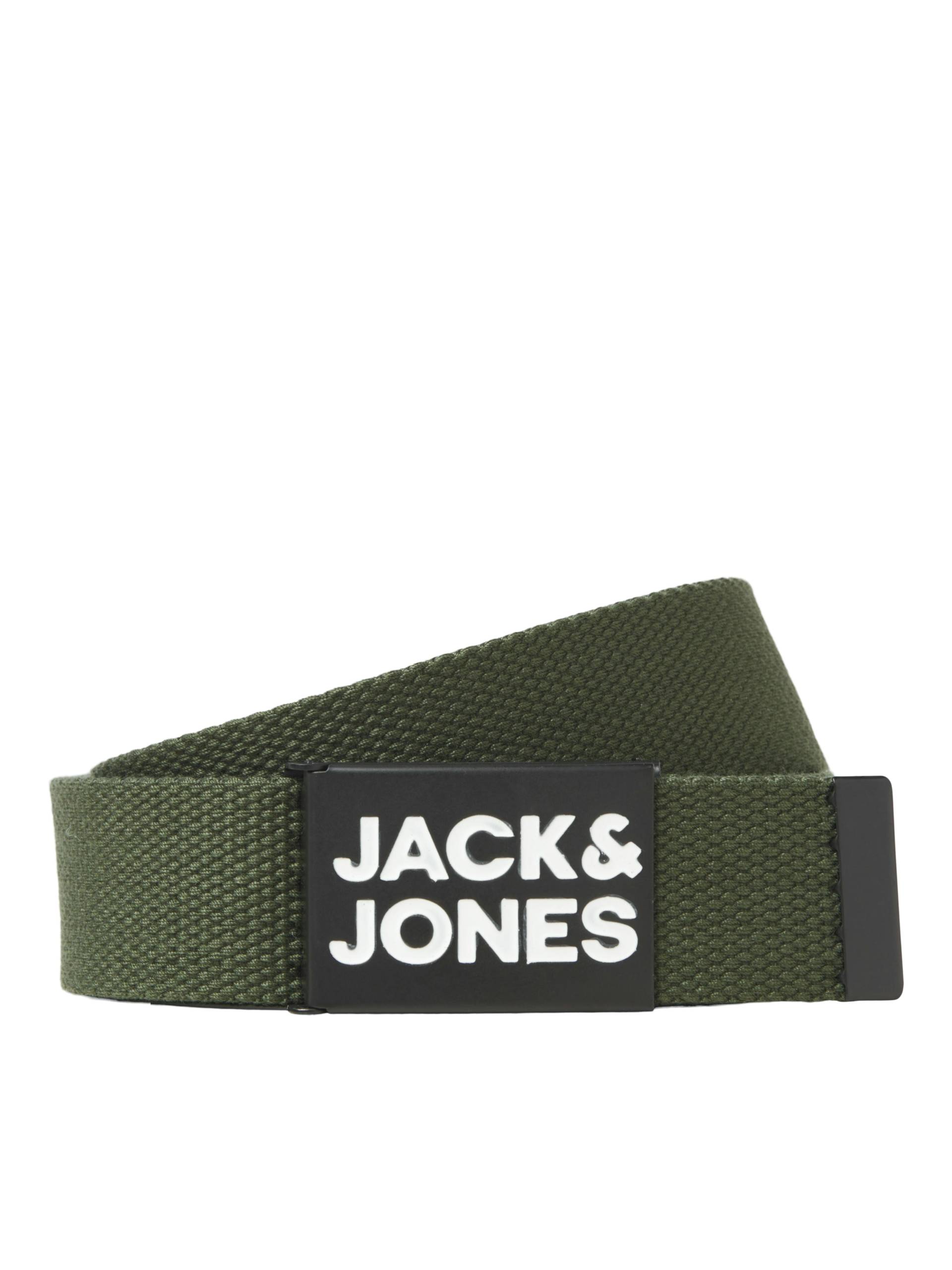 JACK&JONES - JACBIRK WOVEN BELT JNR kombu green - Gr. - 70 von JACK&JONES