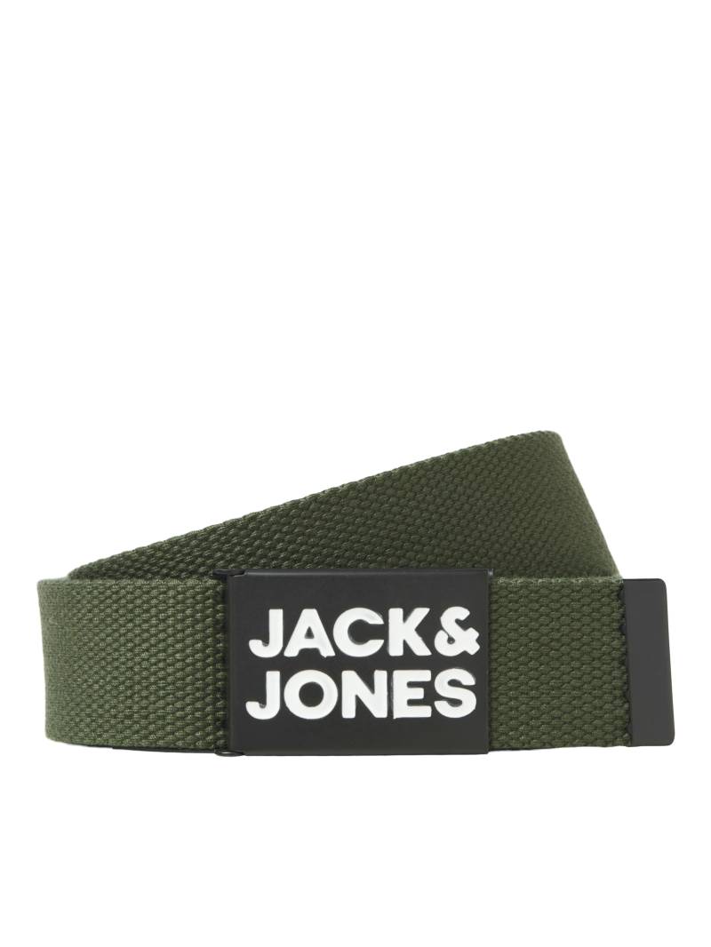 JACK&JONES - JACBIRK WOVEN BELT JNR kombu green - Gr. - 80 von JACK&JONES