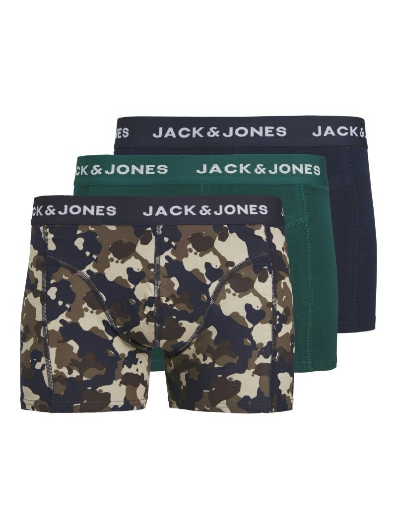 JACK&JONES - JACCAMOFLAGE TRUNKS 3 PACK JNR navy blazer - Gr. - 176 von JACK&JONES