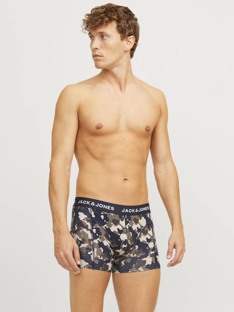 JACK&JONES - JACCAMOFLAGE TRUNKS 3 PACK navy blazer - Gr. - S von JACK&JONES
