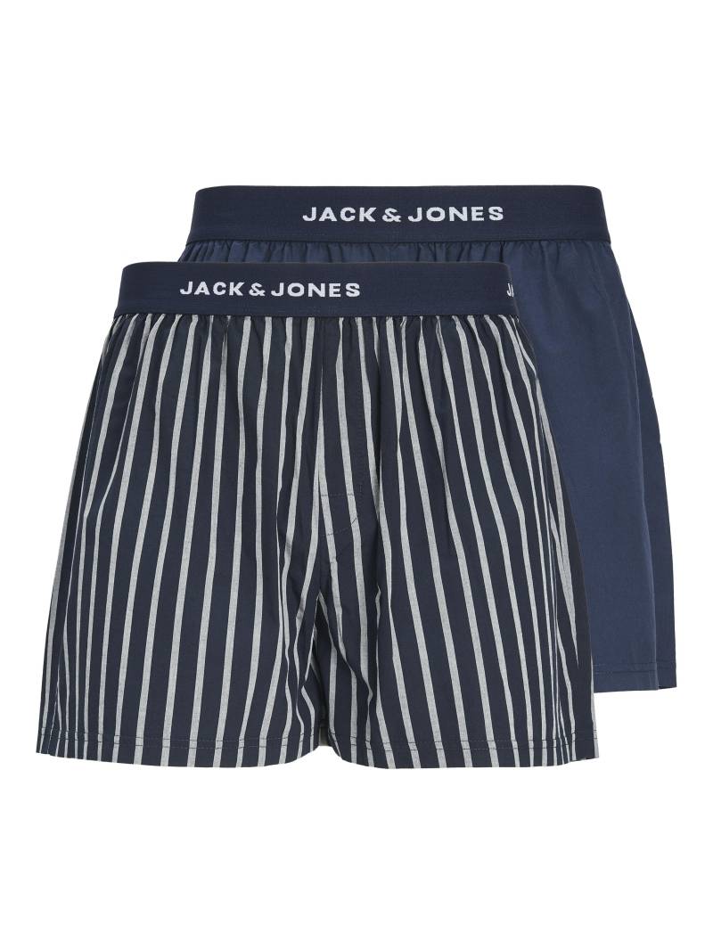 JACK&JONES - JACCODY WOVEN BOXERS 2 PACK navy blazer - Gr. - XL von JACK&JONES