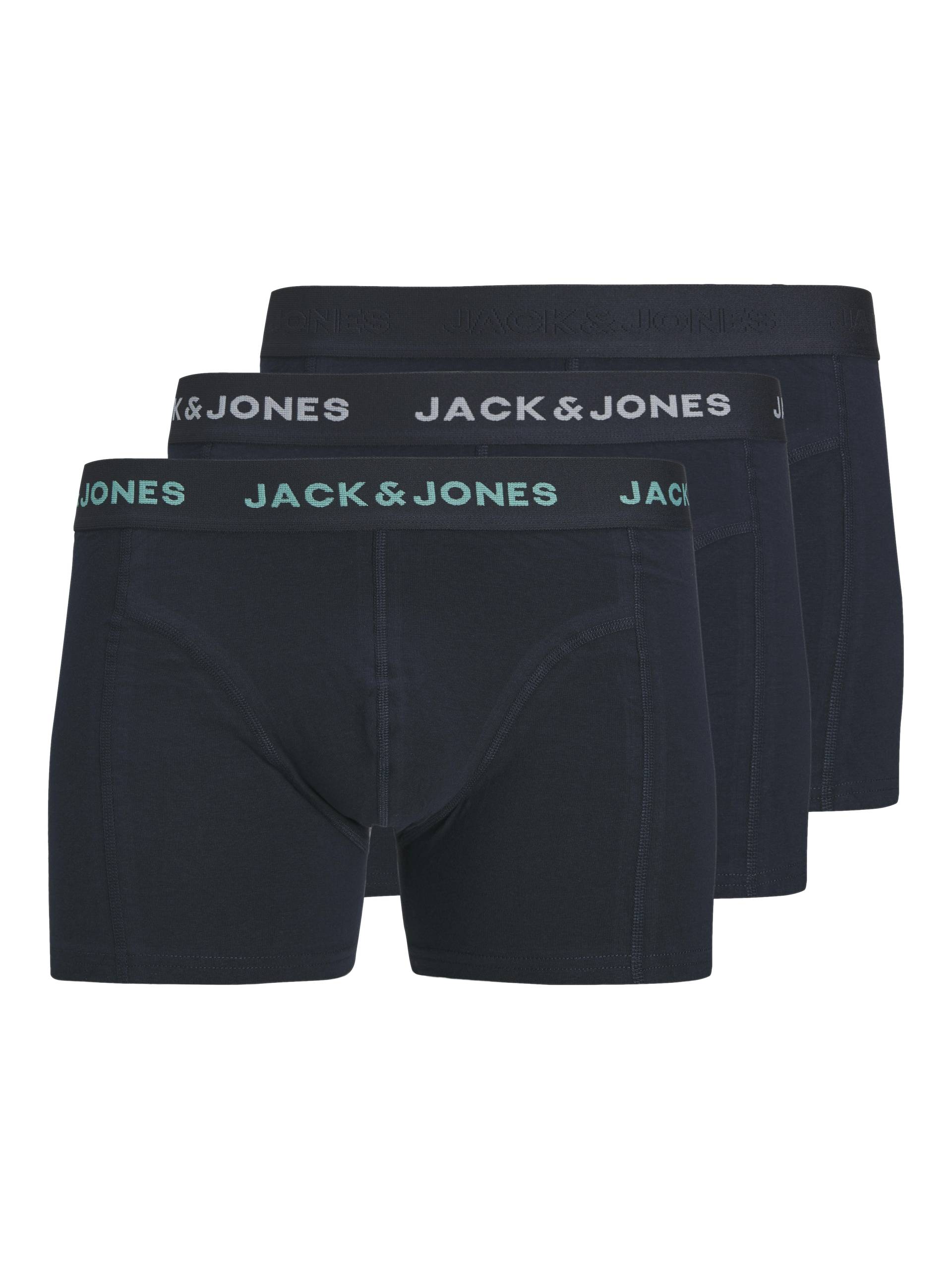 JACK&JONES - JACCONOR SOLID TRUNKS 3 PACK NOOS navy blazer - Gr. - L von JACK&JONES