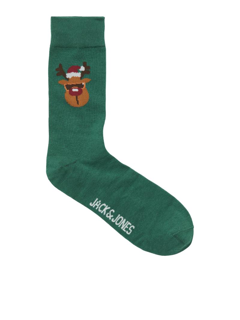 JACK&JONES - JACCOOL XMAS SOCKS GIFTBOX JNR rio red - Gr. - 33/37 von JACK&JONES