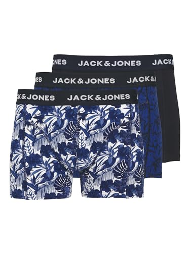 JACK & JONES JACDEXTER Trunks 3 Pack SN, Blau, S von JACK & JONES