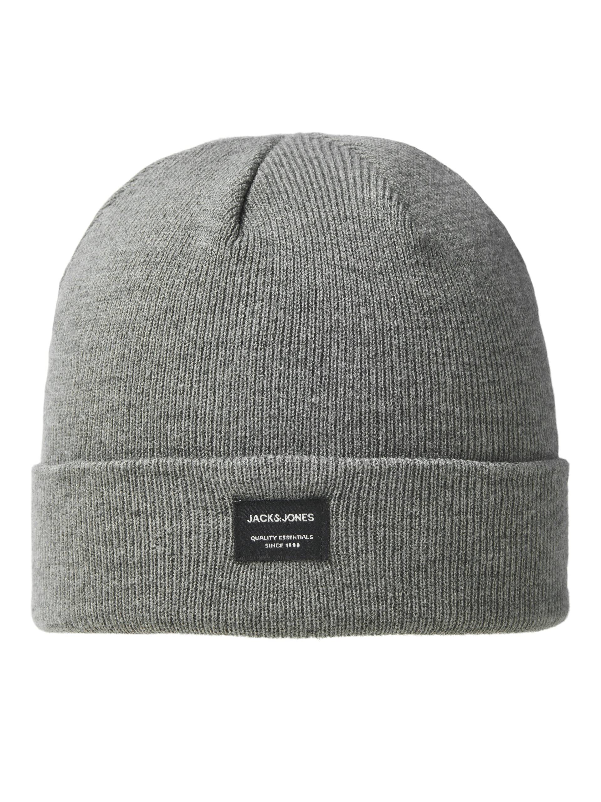JACK&JONES - JACDNA BEANIE NOOS grey melange - Gr. - ONE SIZE von JACK&JONES