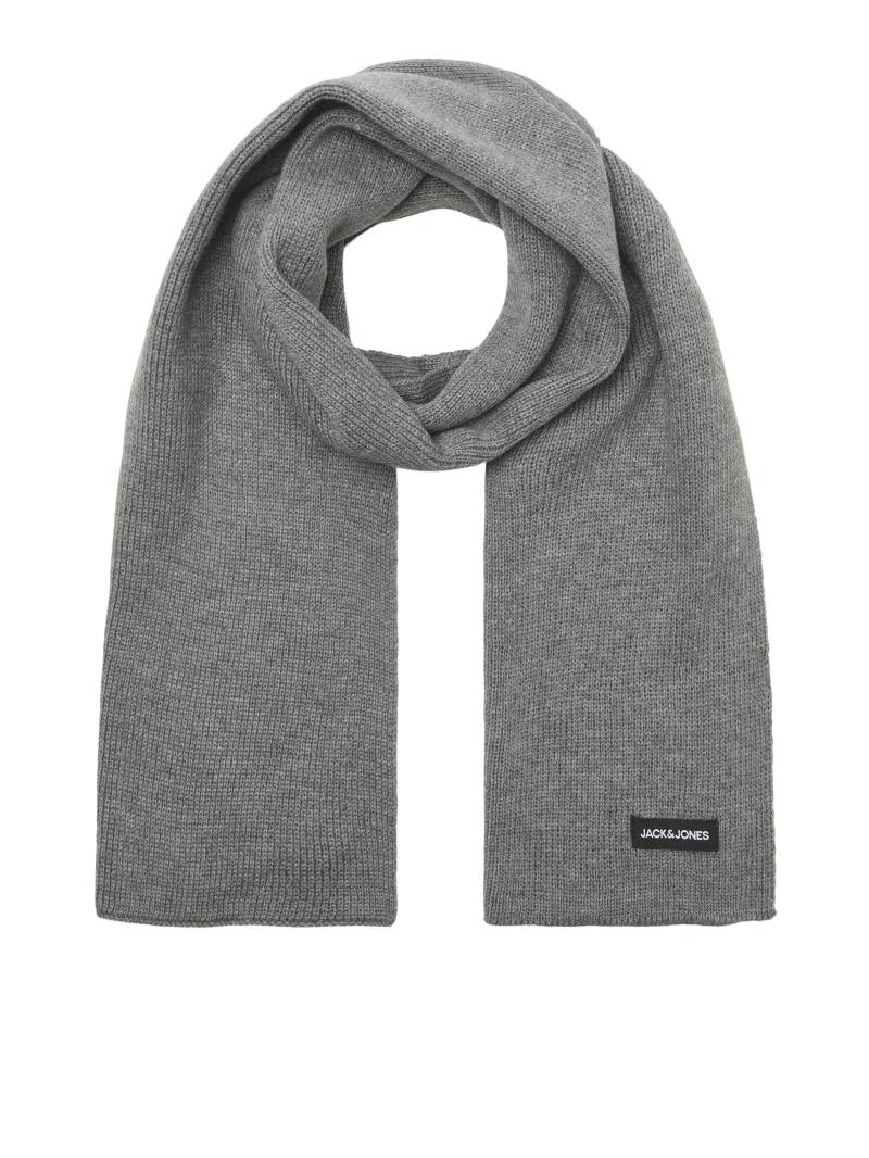JACK&JONES - JACDNA KNIT SCARF JNR grey melange - Gr. - ONE SIZE von JACK&JONES