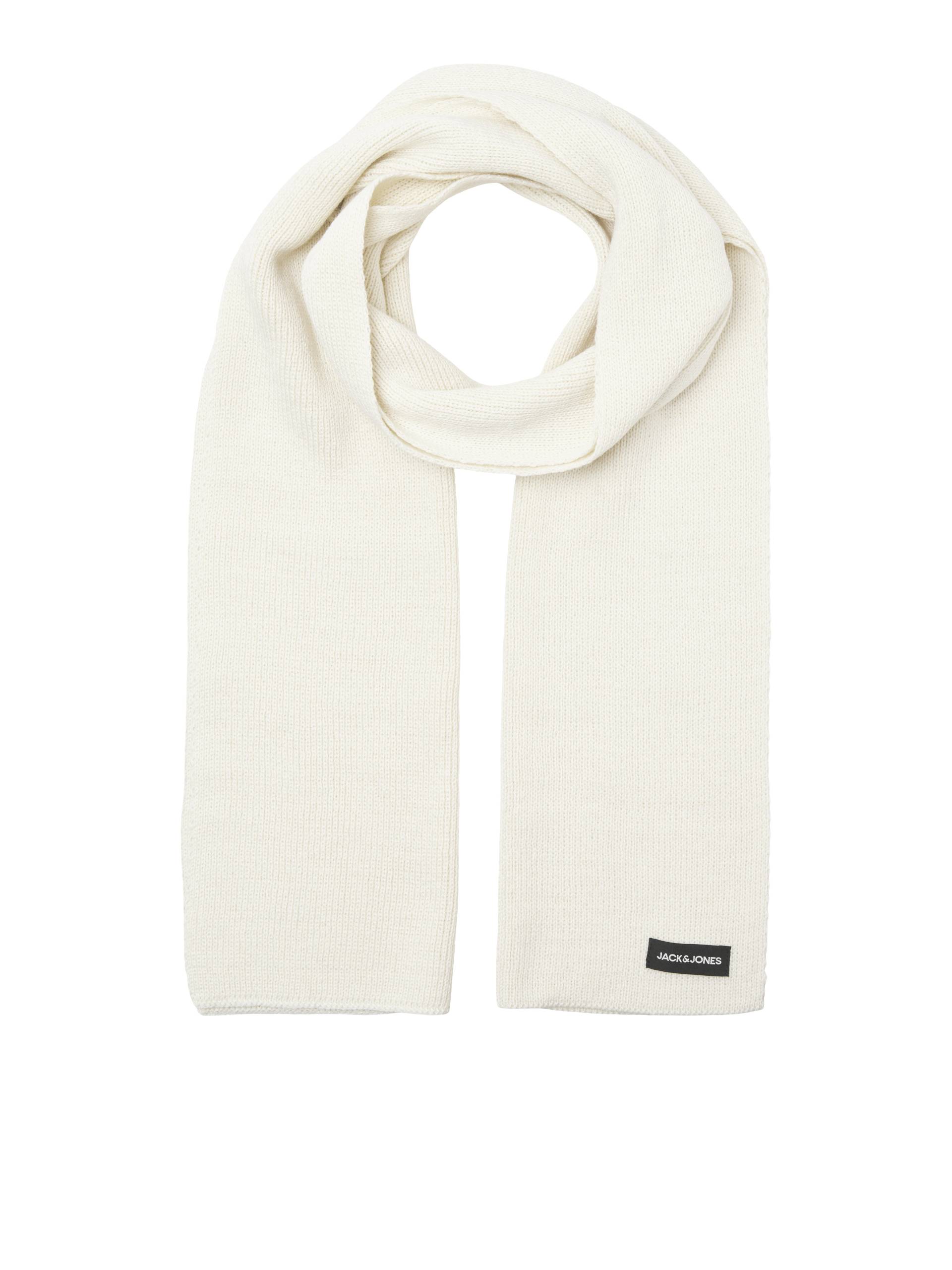 JACK&JONES - JACDNA KNIT SCARF NOOS antique white - Gr. - ONE SIZE von JACK&JONES