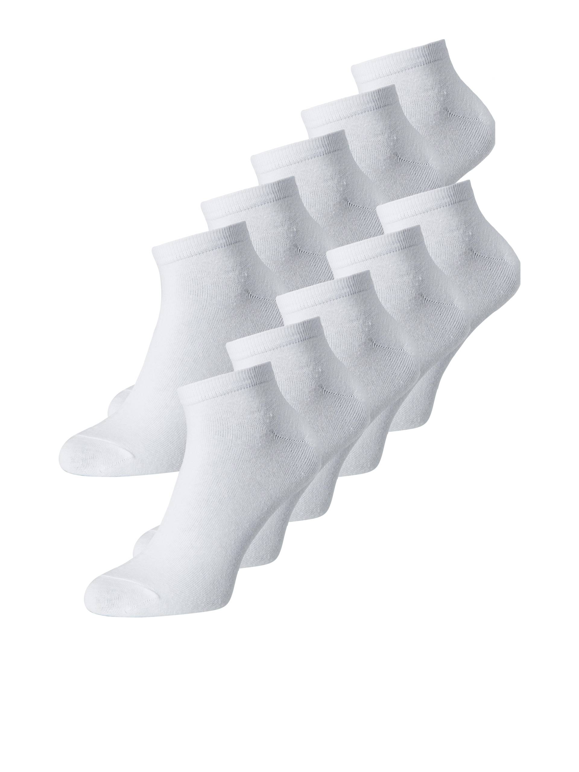 JACK&JONES - JACDONGO SOCKS 10 PACK NOOS white - Gr. - ONE SIZE von JACK&JONES