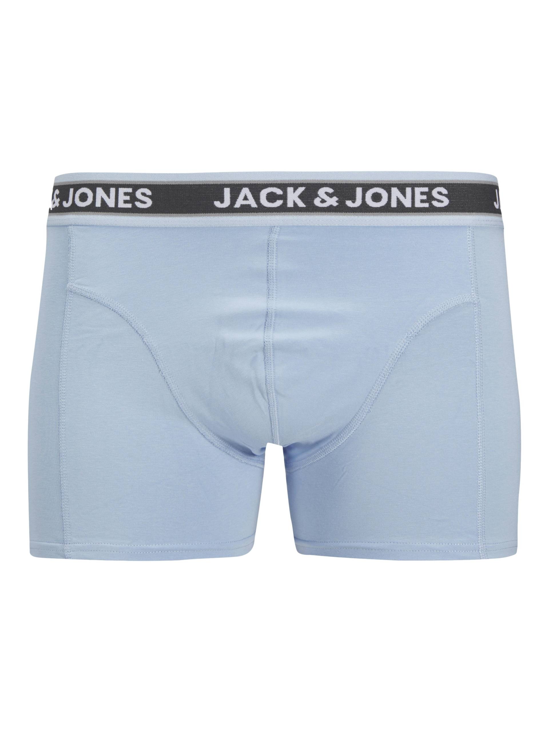 JACK&JONES - JACEVAN SOLID TRUNKS 3 PACK oceanview - Gr. - L von JACK&JONES