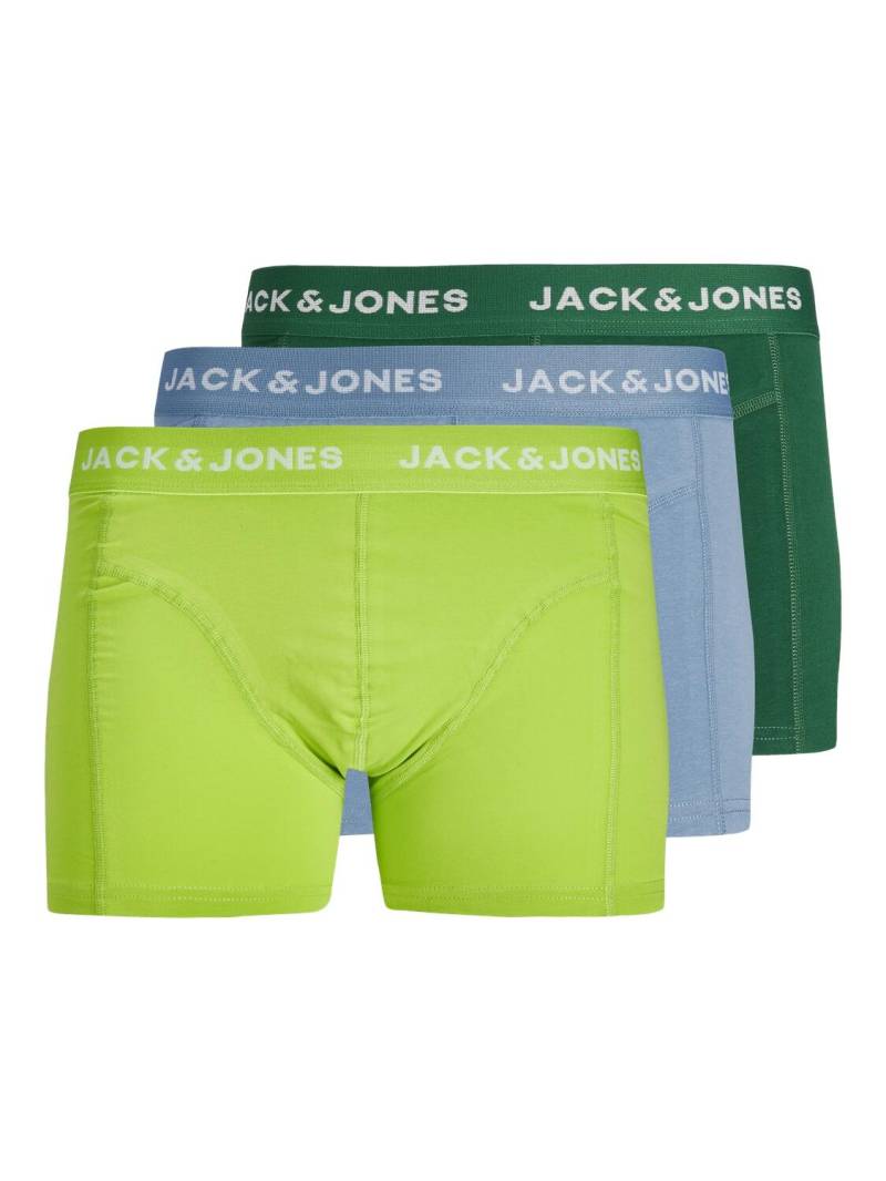JACK&JONES - JACFLORIAN TRUNKS 3 PACK JNR jasmine green - Gr. - 176 von JACK&JONES