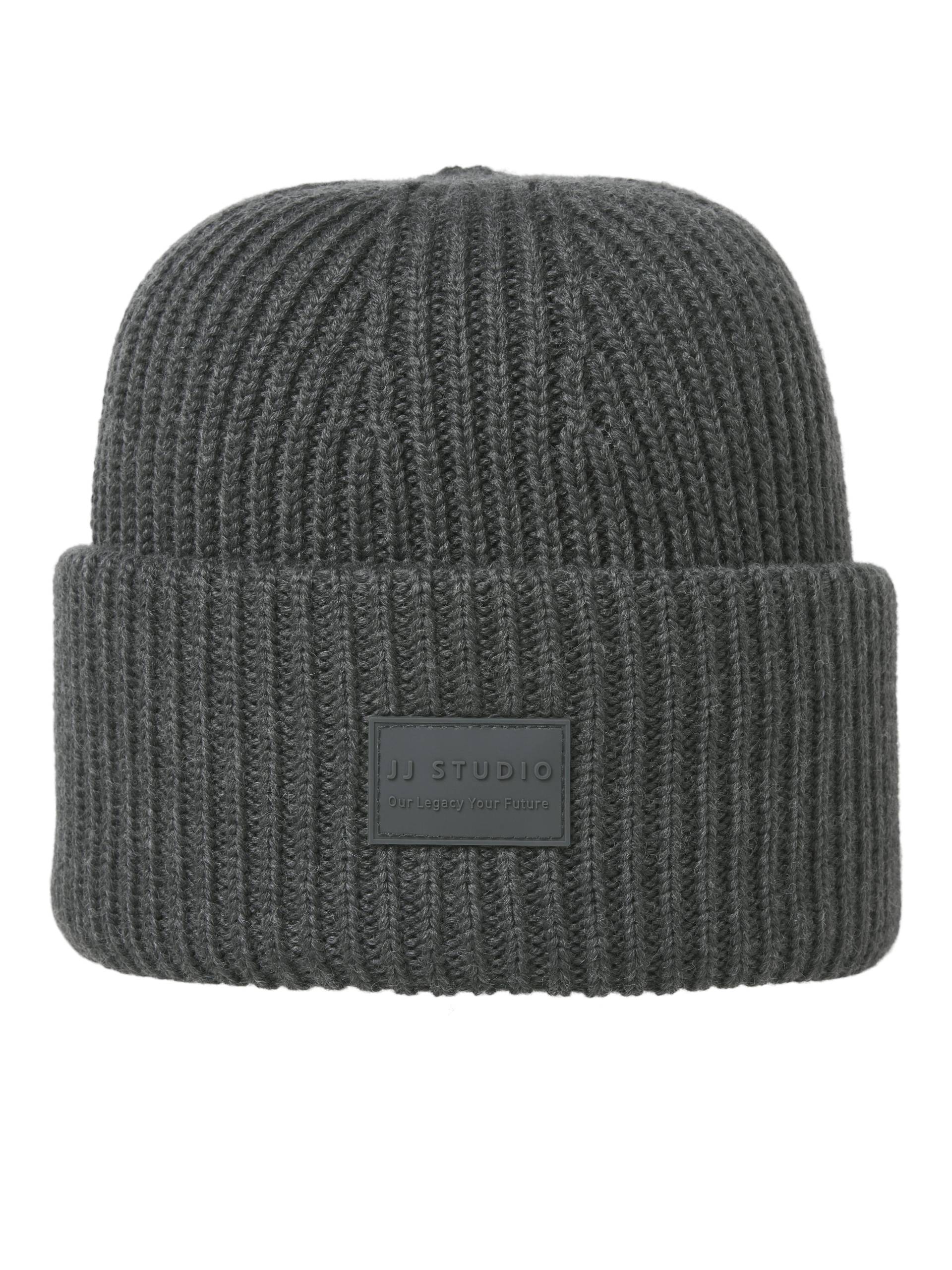 JACK&JONES - JACHAKKAI BEANIE dark grey melange - Gr. - ONE SIZE von JACK&JONES