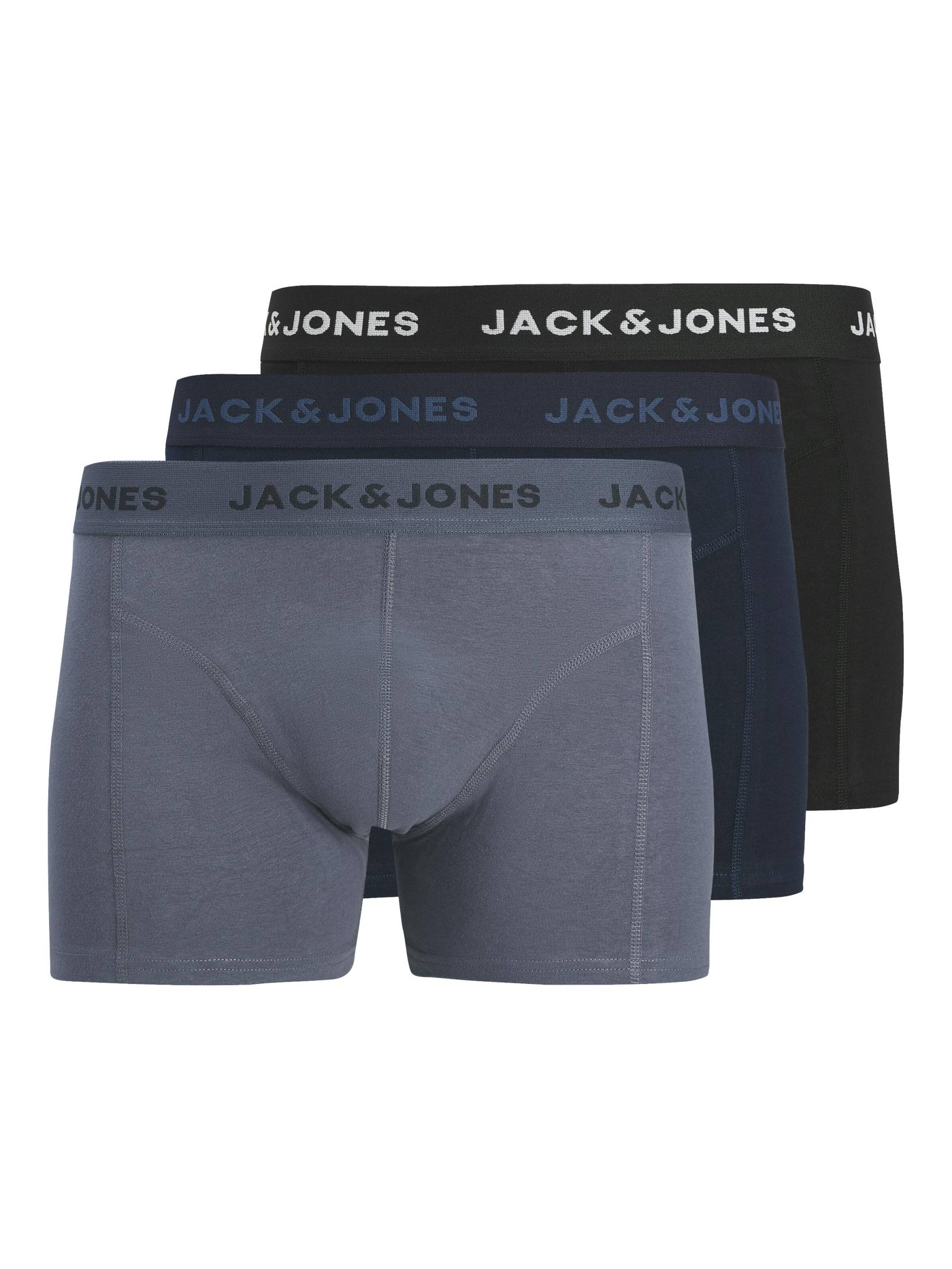 JACK&JONES - JACJEREMIAH SOLID TRUNKS 3 PACK JNR navy blazer - Gr. - 128 von JACK&JONES
