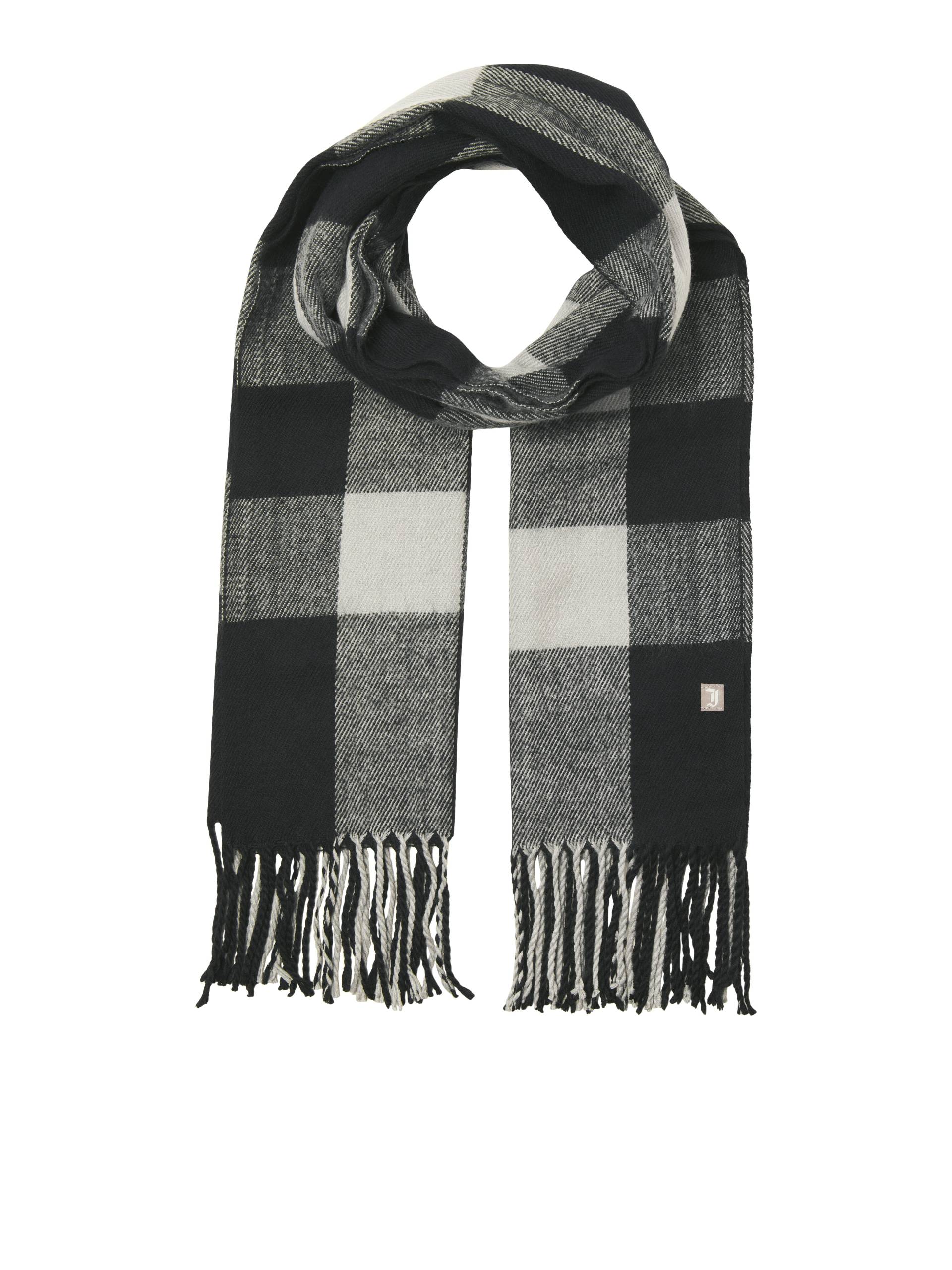 JACK&JONES - JACLINT CHECK SCARF black beauty - Gr. - ONE SIZE von JACK&JONES