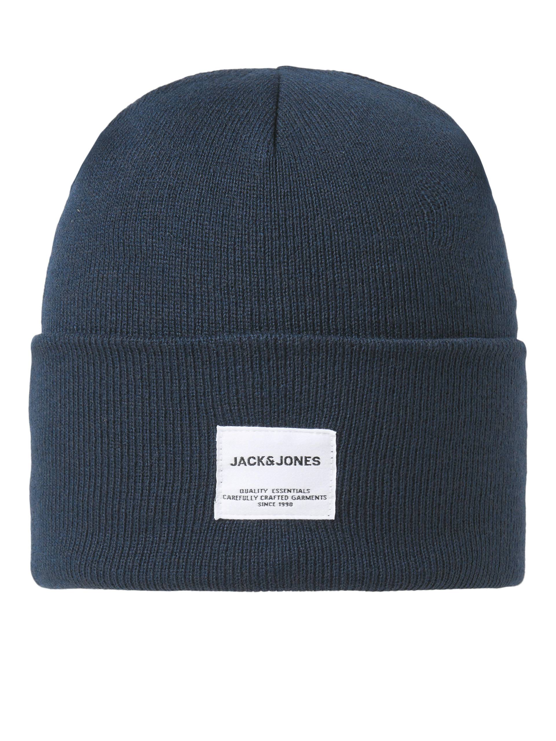 JACK&JONES - JACLONG KNIT BEANIE NOOS navy blazer - Gr. - ONE SIZE von JACK&JONES