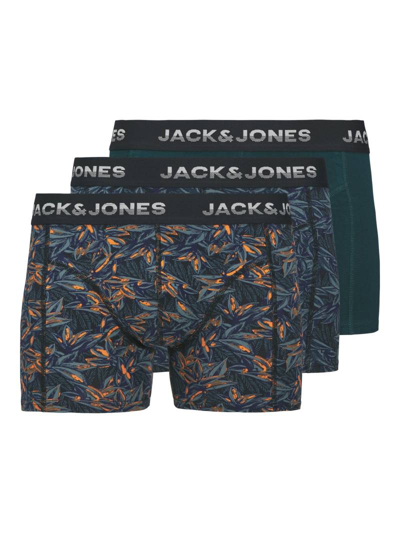 JACK&JONES - JACMAXWELL TRUNKS 3 PACK JNR dark navy - Gr. - 176 von JACK&JONES