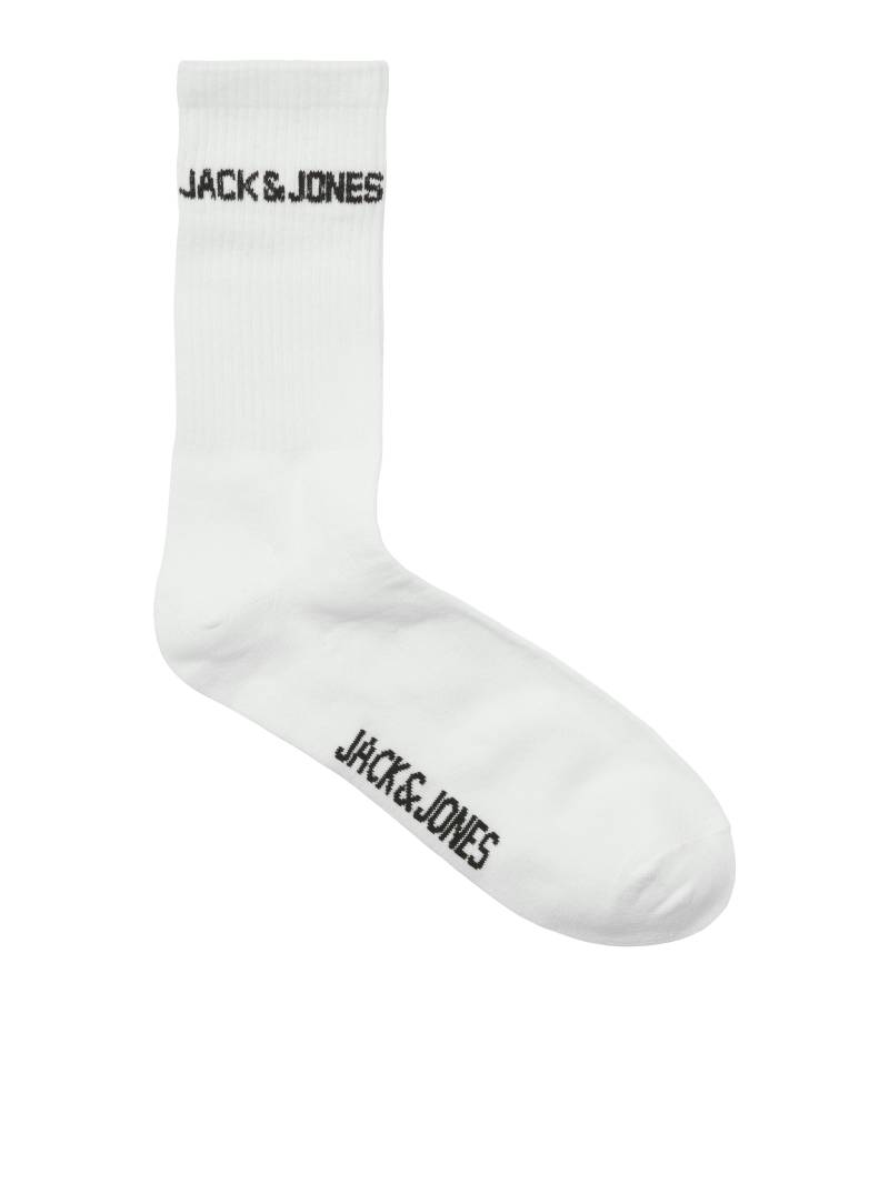 JACK&JONES - JACMELVIN TENNIS SOCK 3 PACK NOOS white - Gr. - ONE SIZE von JACK&JONES