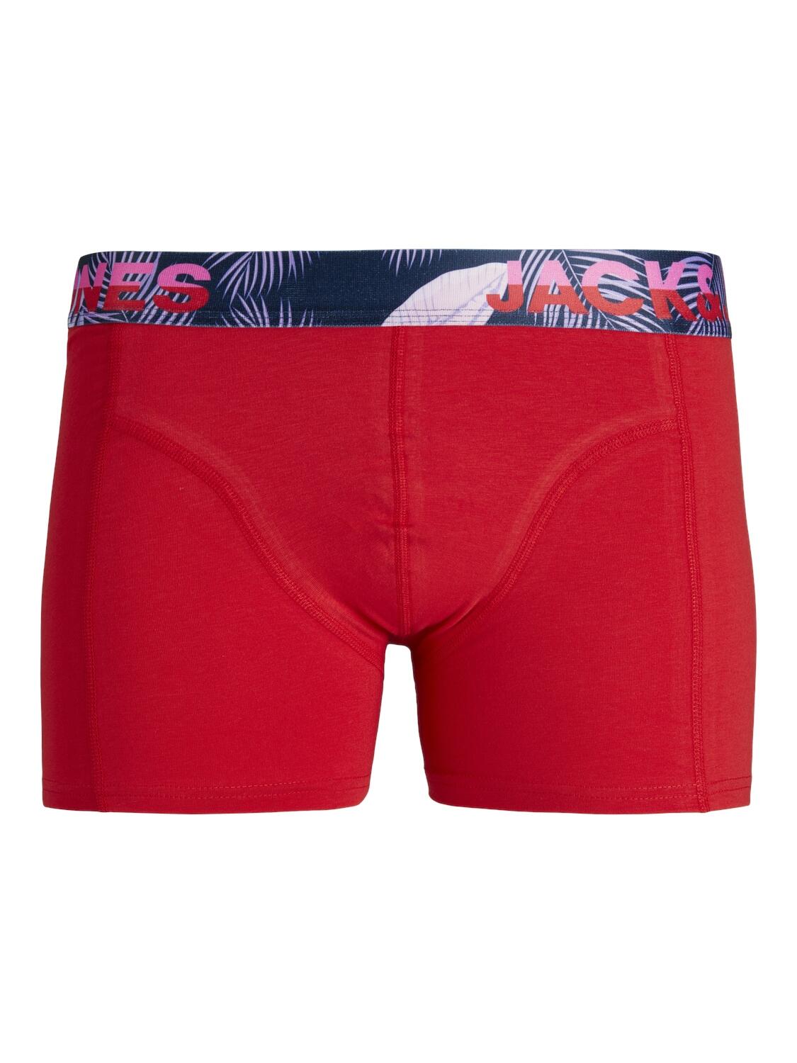 JACK&JONES - JACPAW TRUNKS 3 PACK JNR true red - Gr. - 176 von JACK&JONES