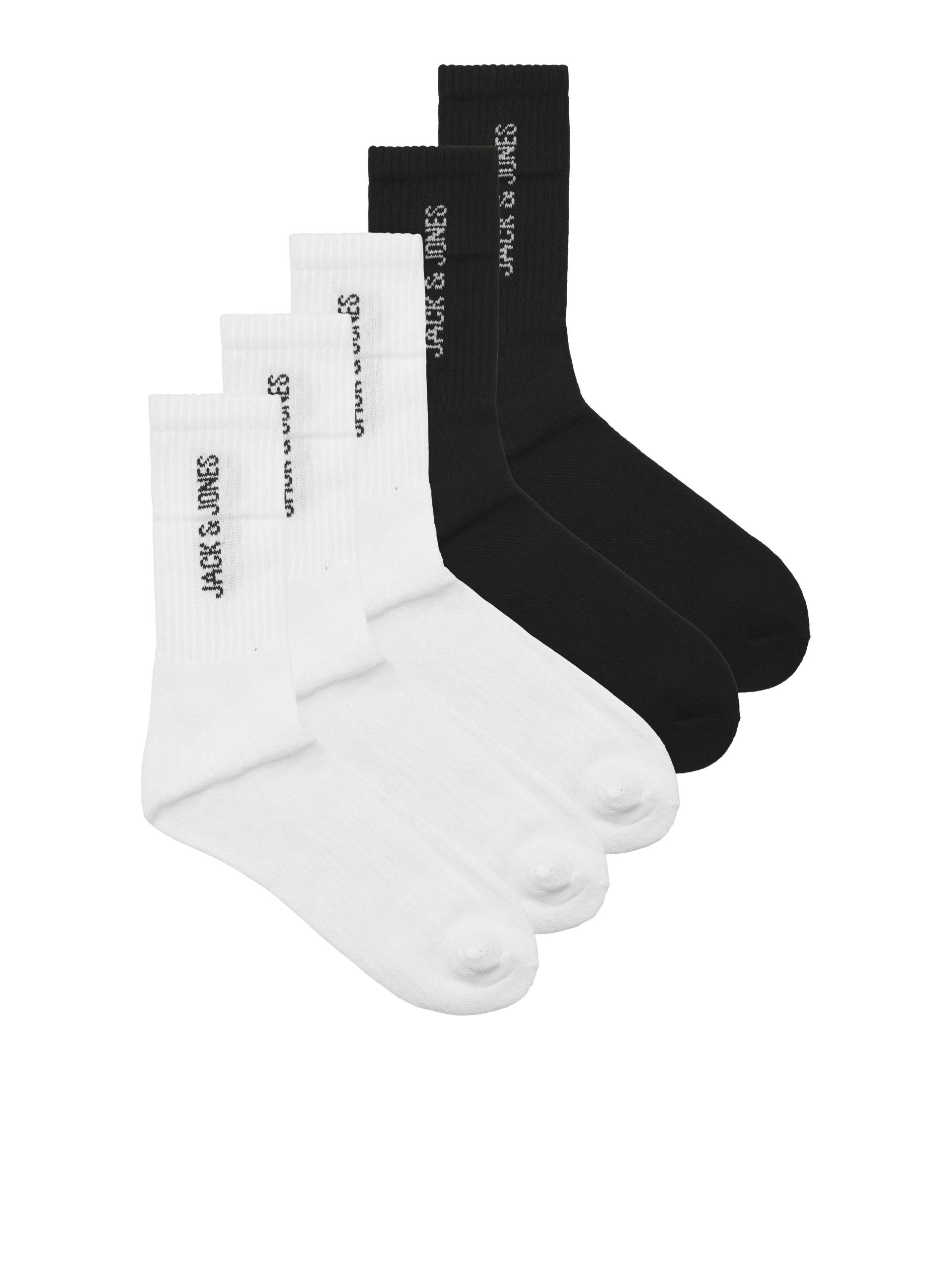 JACK&JONES - JACREGEN TENNIS SOCK 5 PACK NOOS black - Gr. - ONE SIZE von JACK&JONES