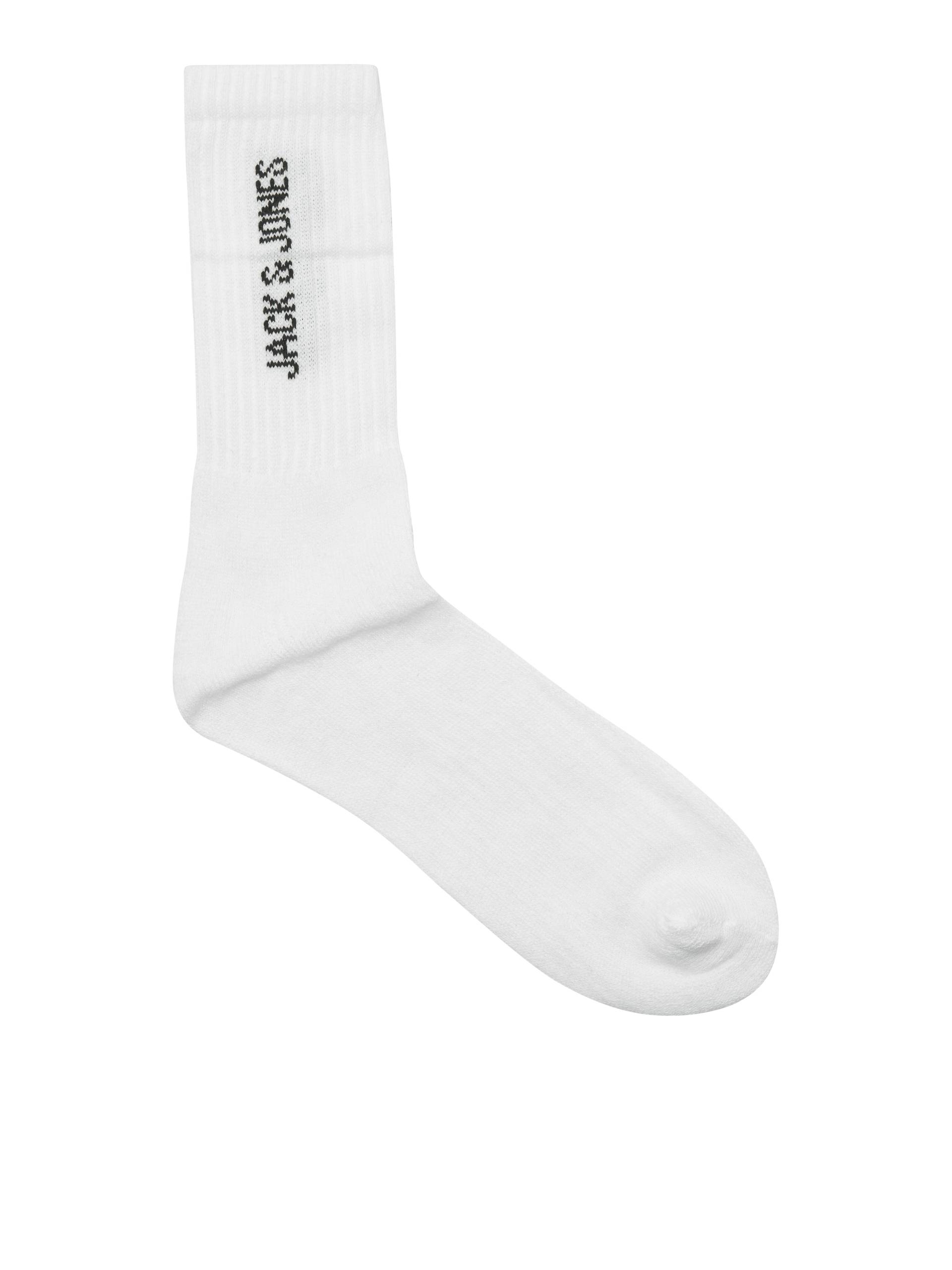 JACK&JONES - JACREGEN TENNIS SOCK 5 PACK NOOS white - Gr. - ONE SIZE von JACK&JONES