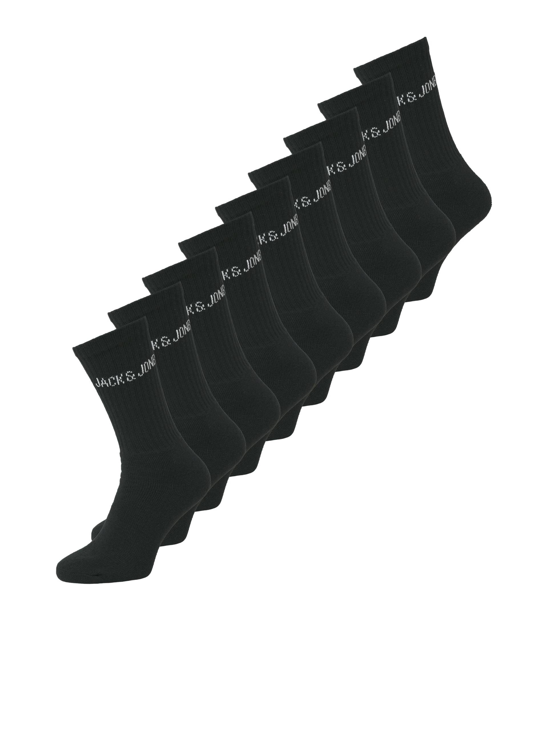 JACK&JONES - JACREGEN TENNIS SOCKS 9 PACK NOOS black - Gr. - ONE SIZE von JACK&JONES
