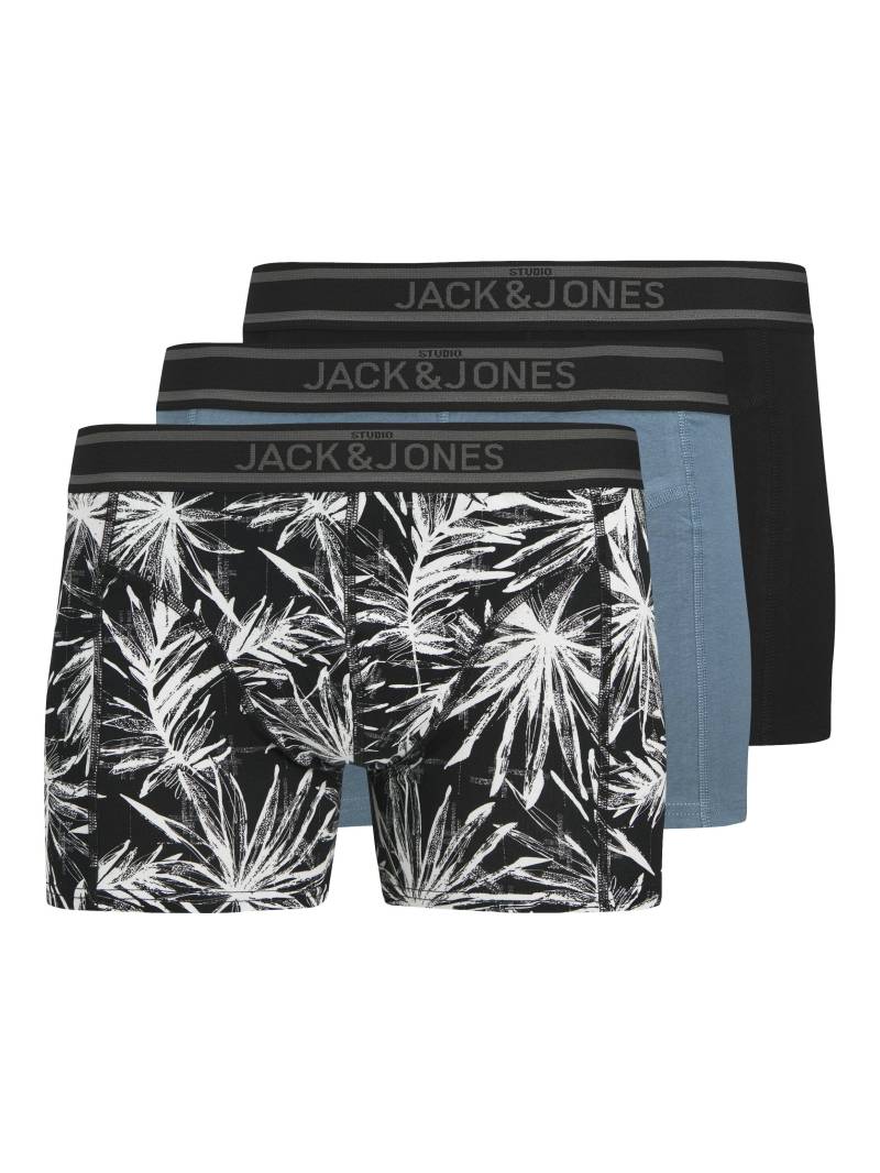 JACK&JONES - JACRICHARD TRUNKS 3 PACK SN black - Gr. - S von JACK&JONES