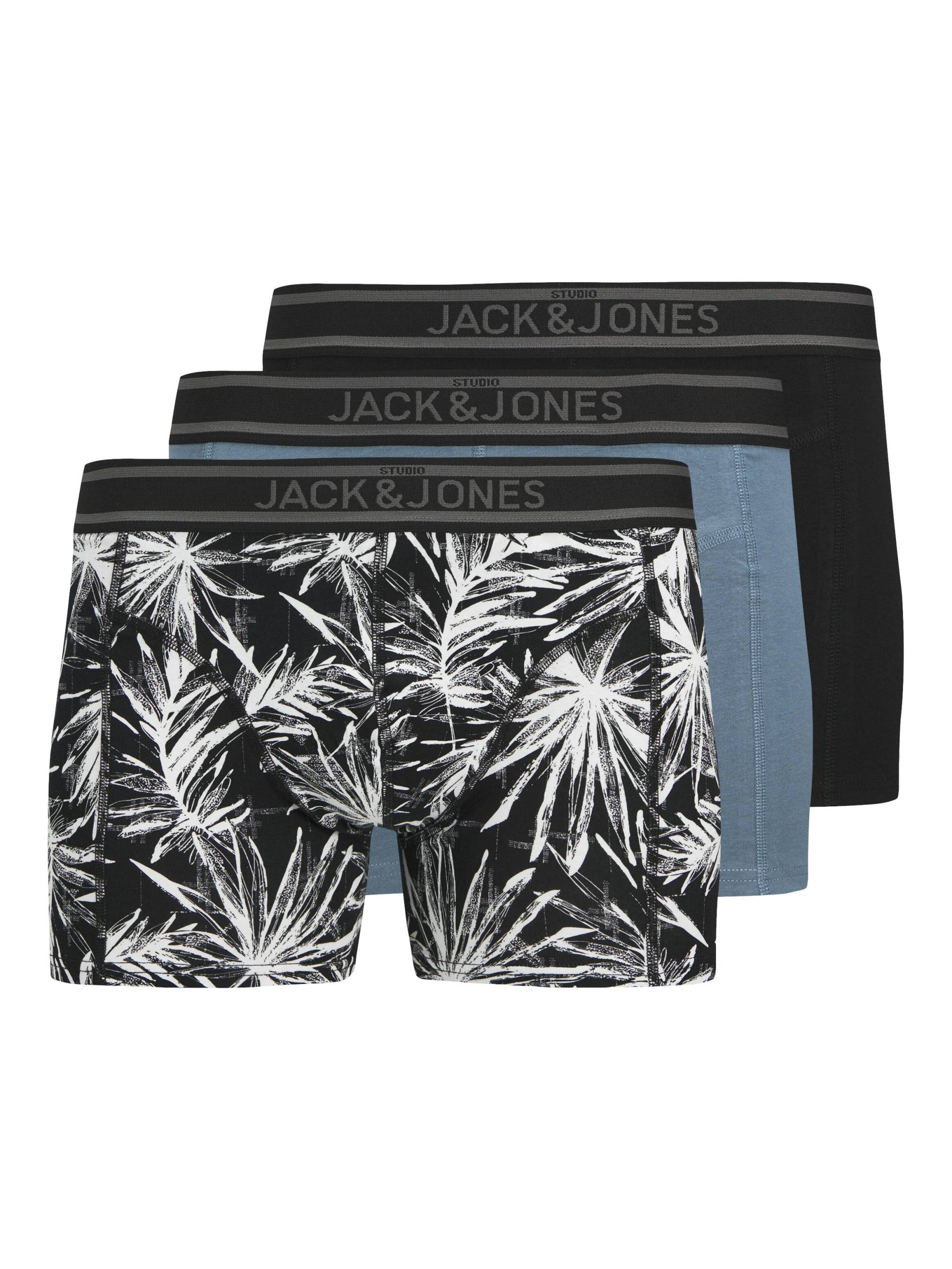 JACK&JONES - JACRICHARD TRUNKS 3 PACK SN black - Gr. - XXL von JACK&JONES