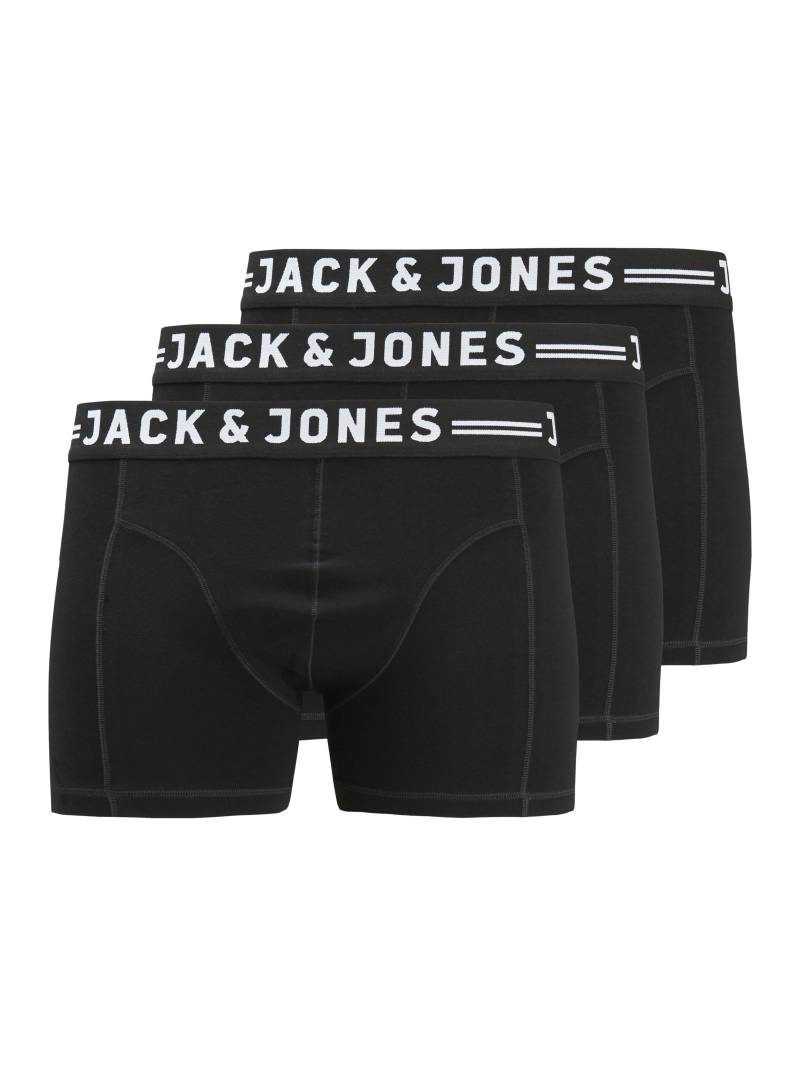JACK&JONES - JACSENSE TRUNKS 3-PACK NOOS PLS black von JACK&JONES