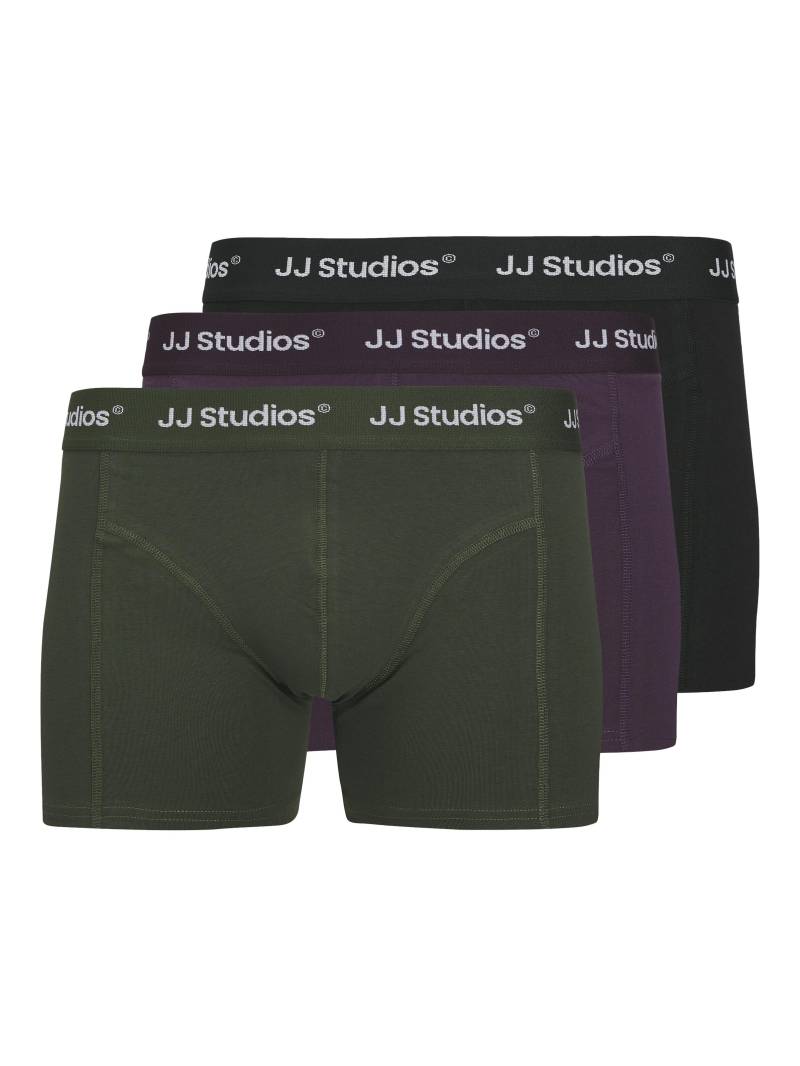 JACK&JONES - JACSOHO SOLID TRUNKS 3 PACK JNR SN - Gr. - 140 von JACK&JONES