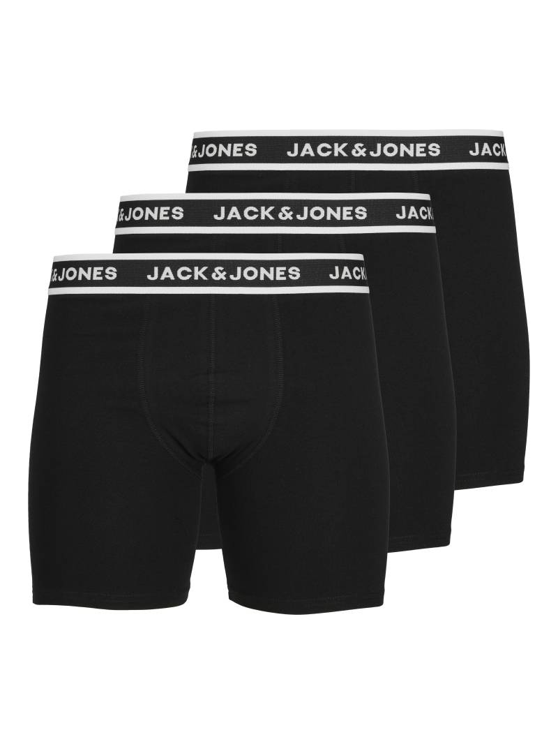 JACK&JONES - JACSOLID BOXER BRIEFS 3 PACK NOOS black - Gr. - S von JACK&JONES