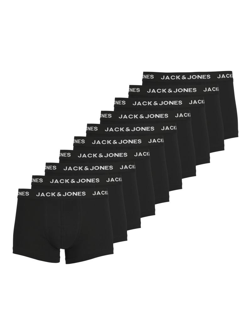 JACK&JONES - JACSOLID TRUNKS 10 PACKS NOOS black - Gr. - S von JACK&JONES