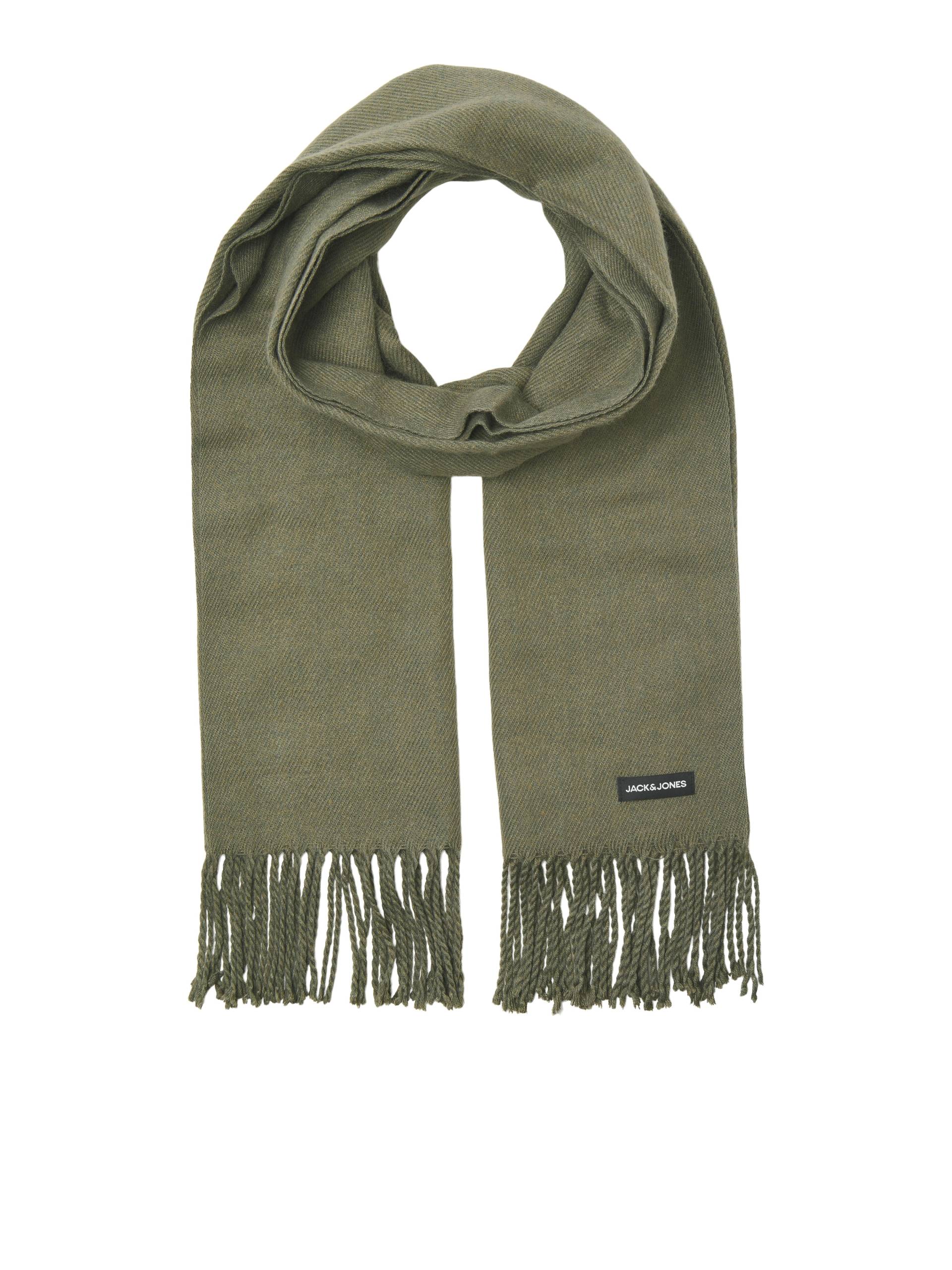JACK&JONES - JACSOLID WOVEN SCARF NOOS dusty olive - Gr. - ONE SIZE von JACK&JONES