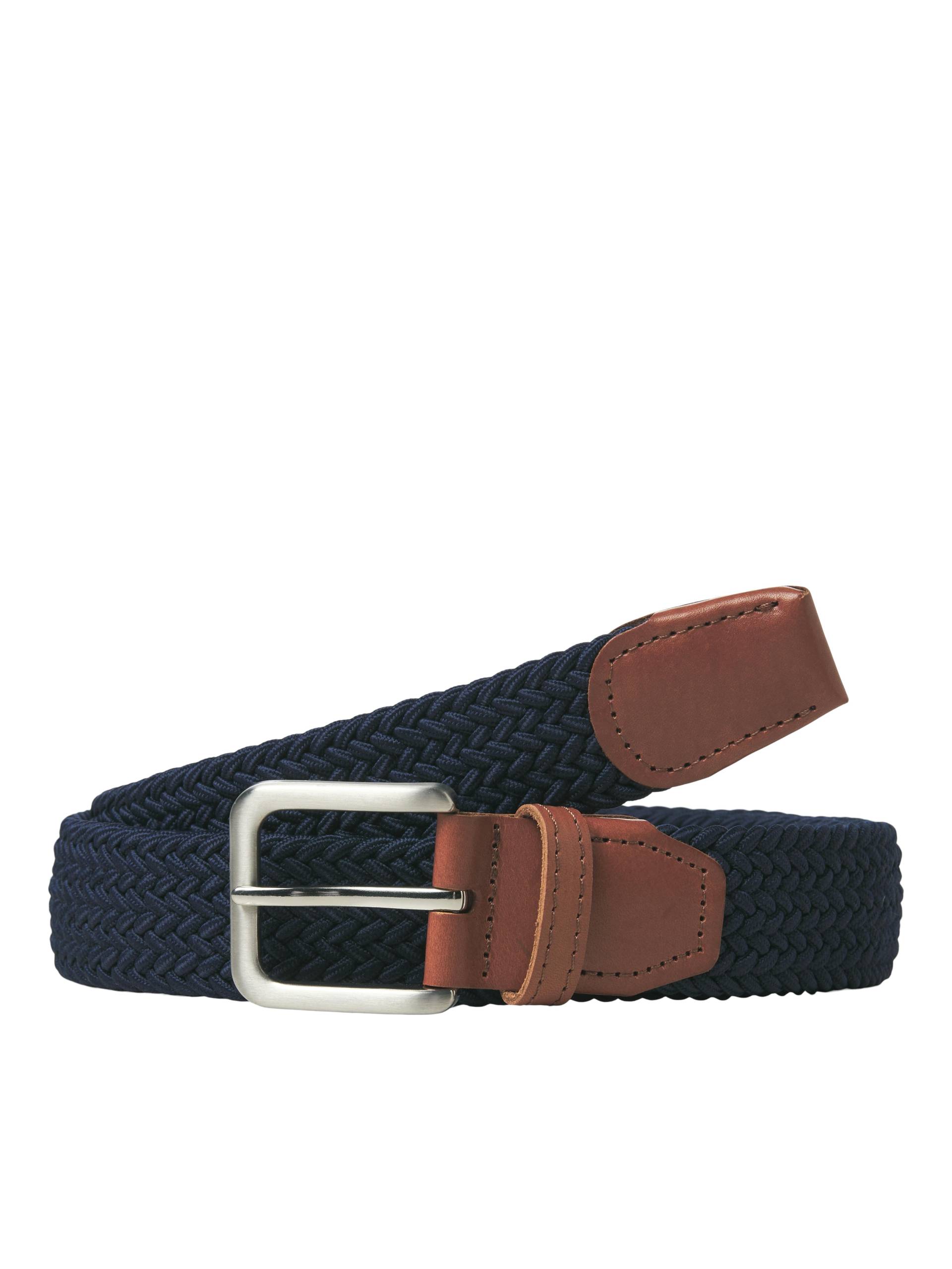 JACK&JONES - JACSPRING WOVEN BELT NOOS navy blazer - Gr. - 105 von JACK&JONES