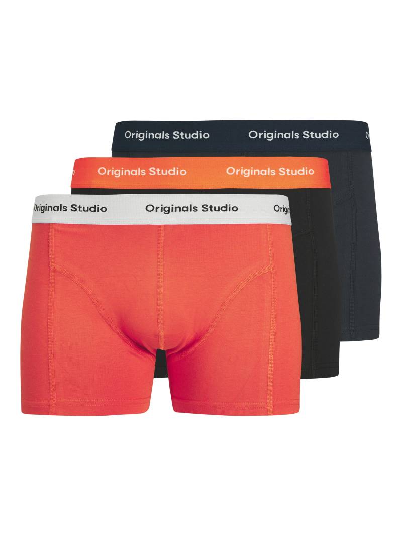 JACK&JONES - JACVESTERBRO SOLID TRUNKS 3 PACK NOOS black - Gr. - S von JACK&JONES