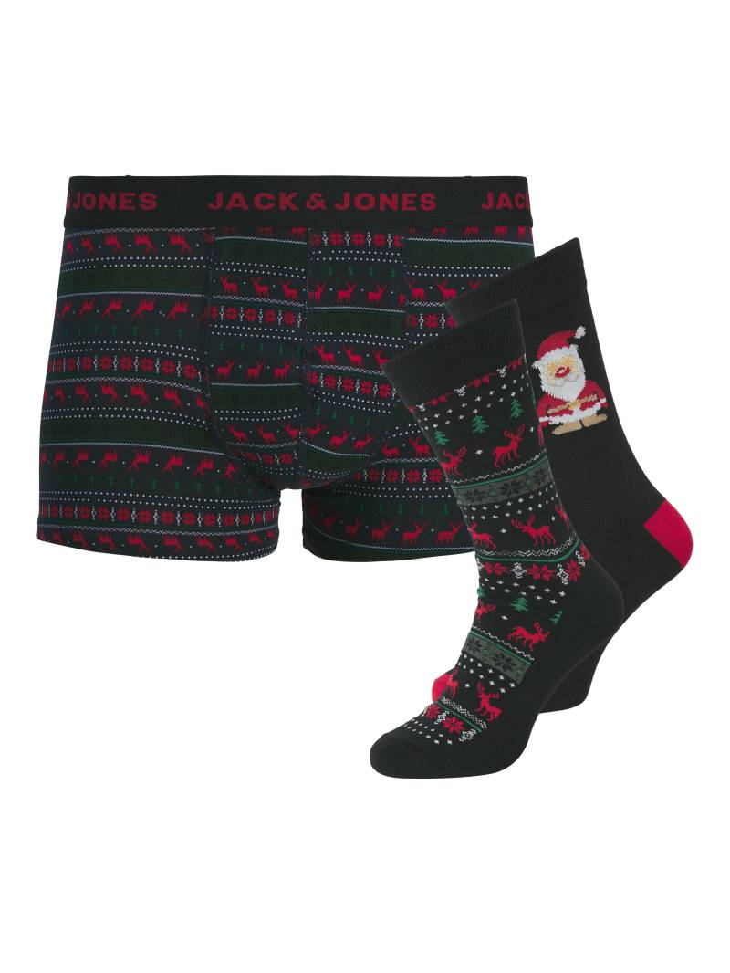 JACK&JONES - JACXMAS REINDEER GIFTBOX black - Gr. - XXL von JACK&JONES