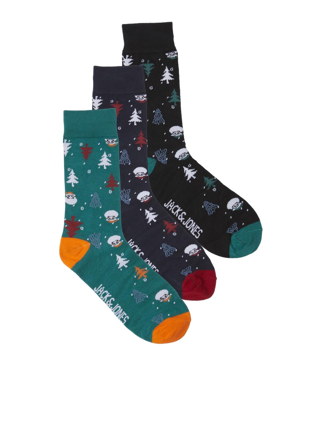 JACK&JONES - JACXMAS TREE SOCKS GIFTBOX - Gr. - ONE SIZE von JACK&JONES