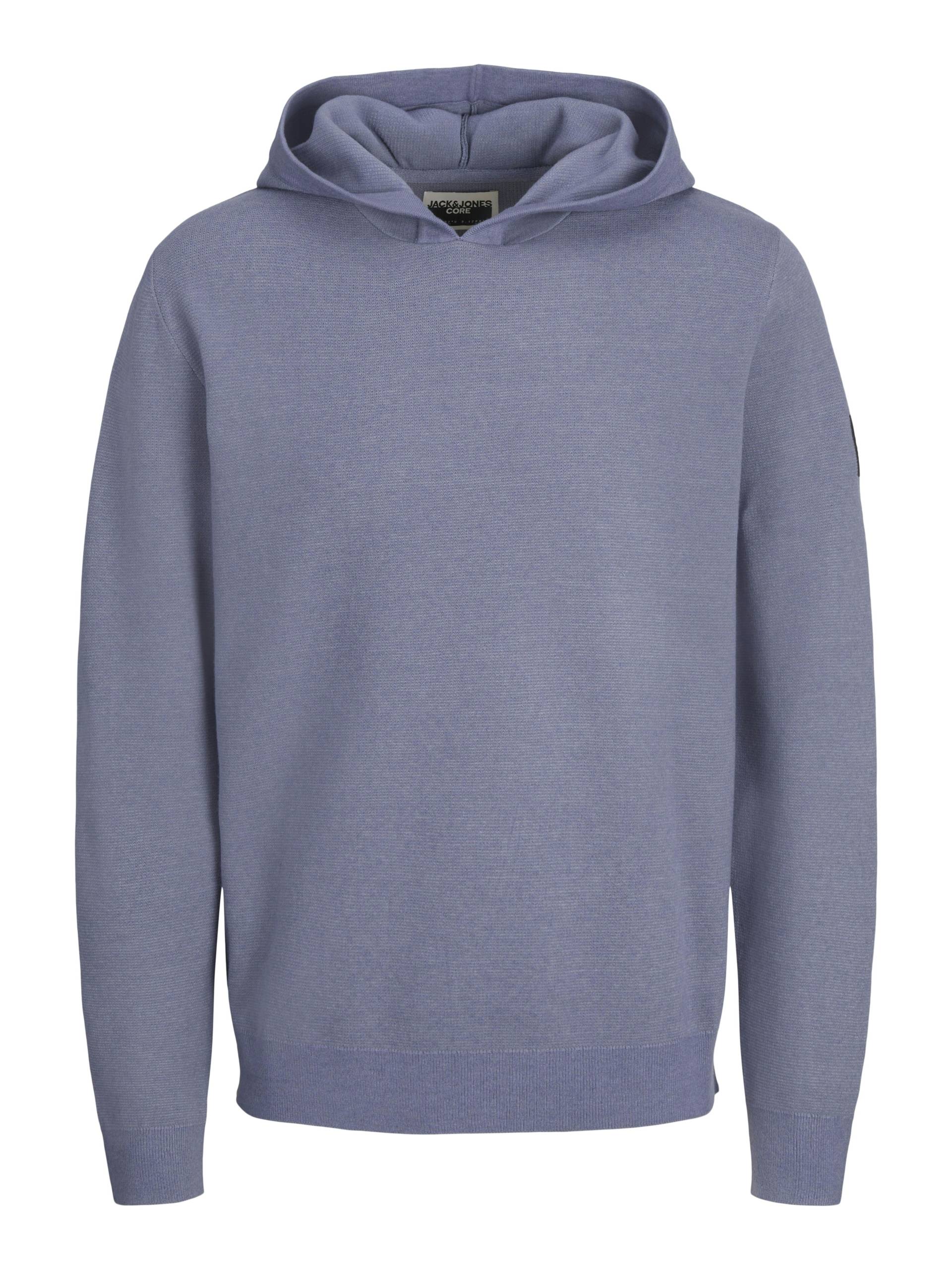JACK&JONES - JCOAERO KNIT HOOD SN flint stone - Gr. - S von JACK&JONES