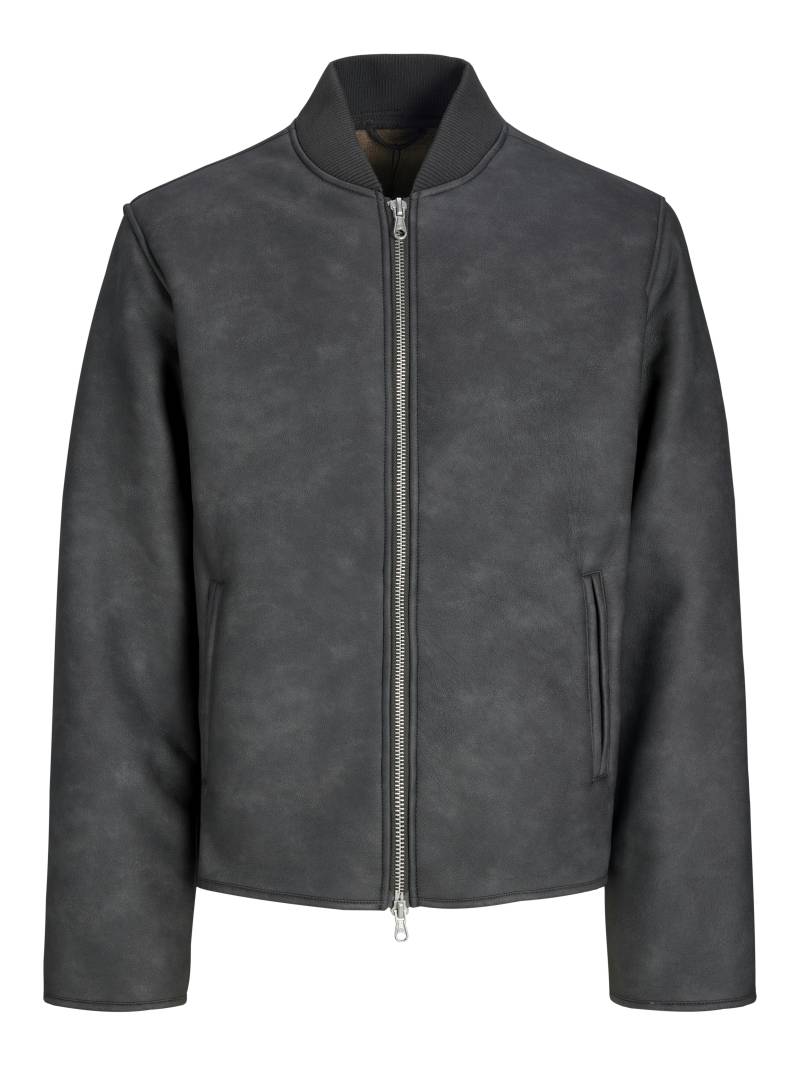 JACK&JONES - JCOFADE PU BOMBER JACKET STYD AW25 chocolate brown - Gr. - XL von JACK&JONES