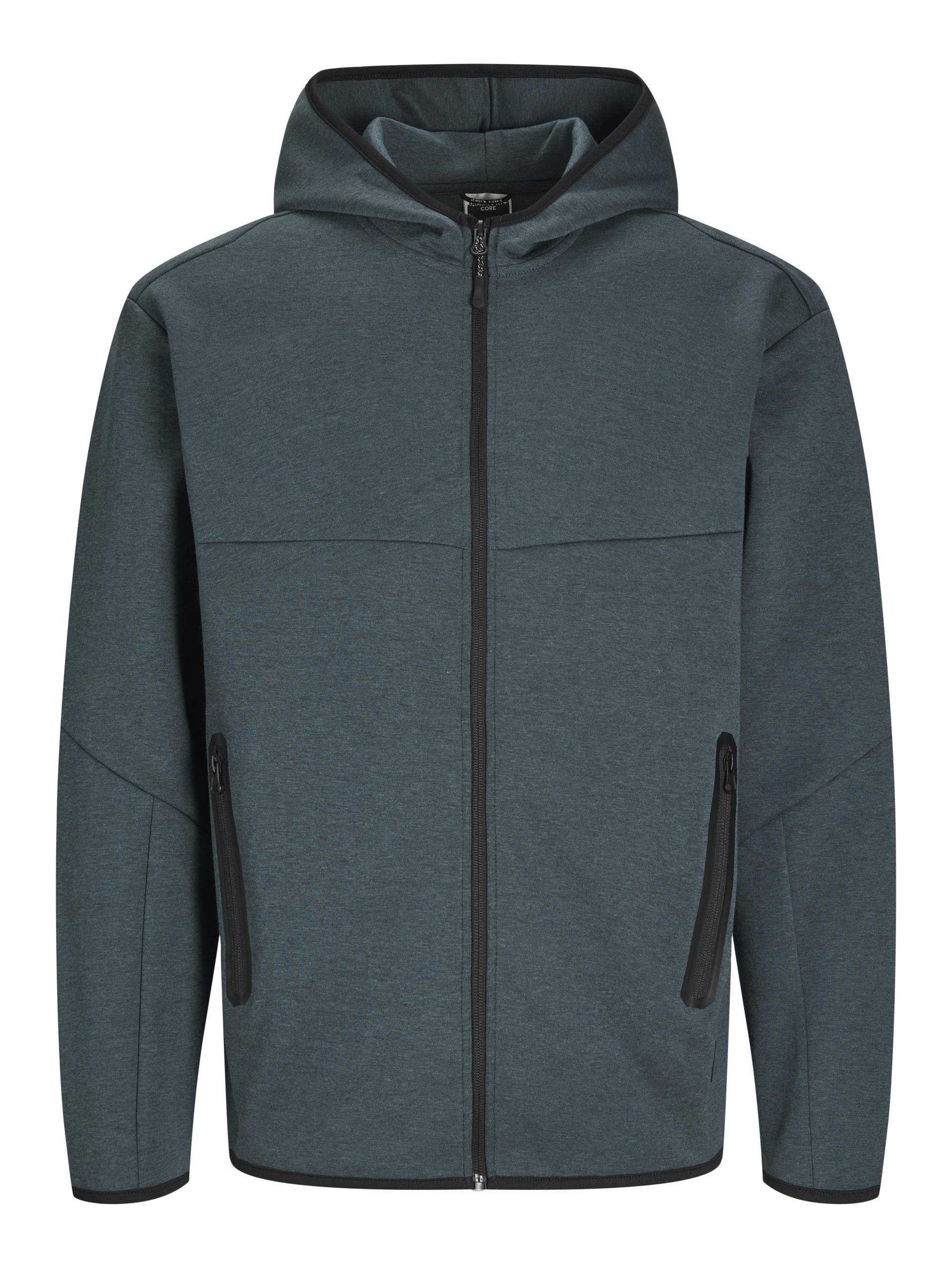 JACK&JONES - JCOFUSION SWEAT ZIP HOOD NOOS navy blazer - Gr. - M von JACK&JONES