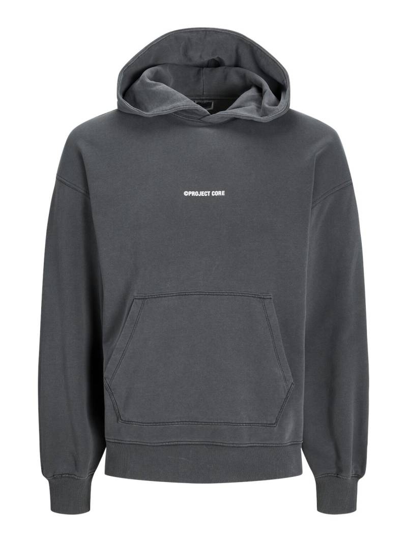 JACK&JONES - JCOKINETIC DYED SWEAT HOOD black - Gr. - M von JACK&JONES