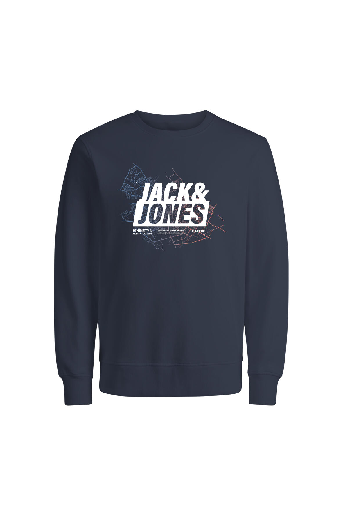 JACK&JONES - JCOMAP LOGO SWEAT CREW NECK MNI navy blazer - Gr. - 110 von JACK&JONES