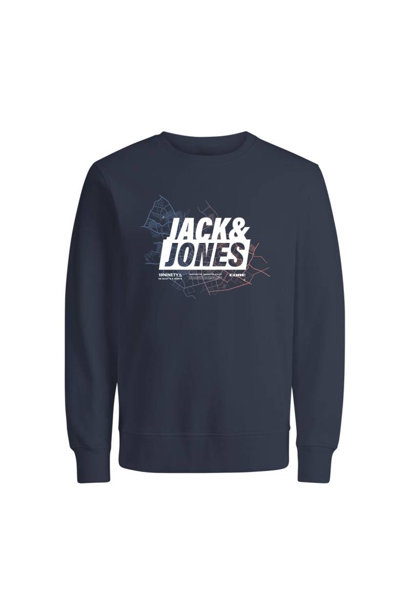 JACK&JONES - JCOMAP LOGO SWEAT CREW NECK MNI navy blazer - Gr. - 116 von JACK&JONES