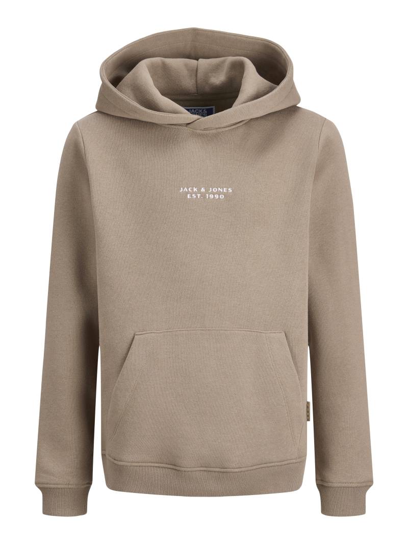 JACK&JONES - JCOPOINT EMBROIDERY SWEAT HOOD JNR desert taupe - Gr. - 164 von JACK&JONES
