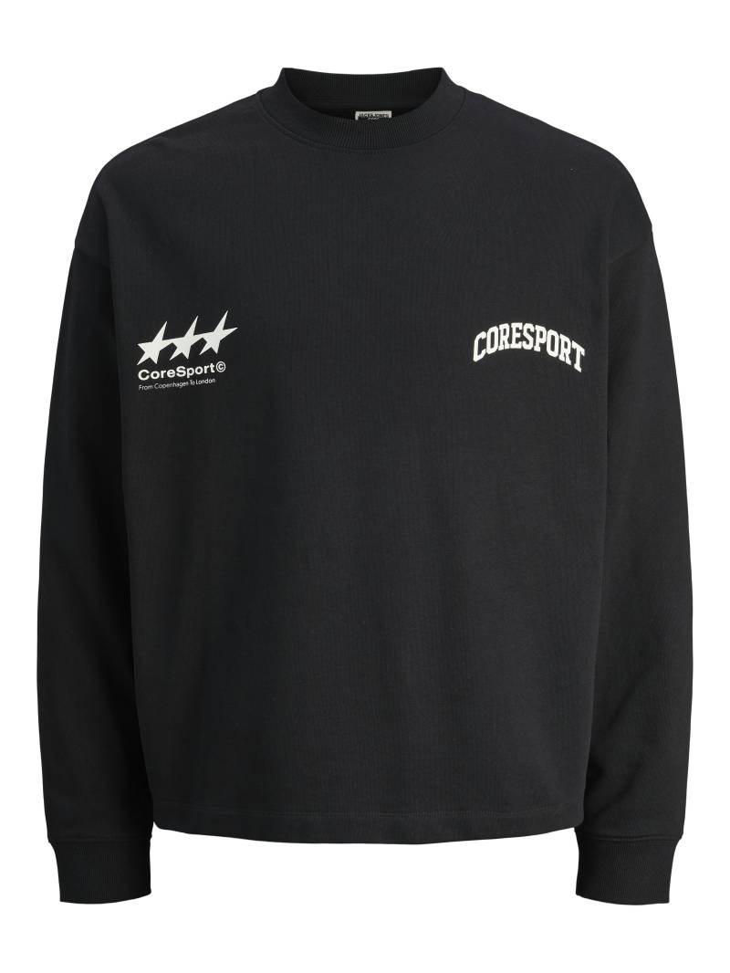 JACK&JONES - JCOSIGNAL SWEAT CREW NECK JNR black - Gr. - 140 von JACK&JONES