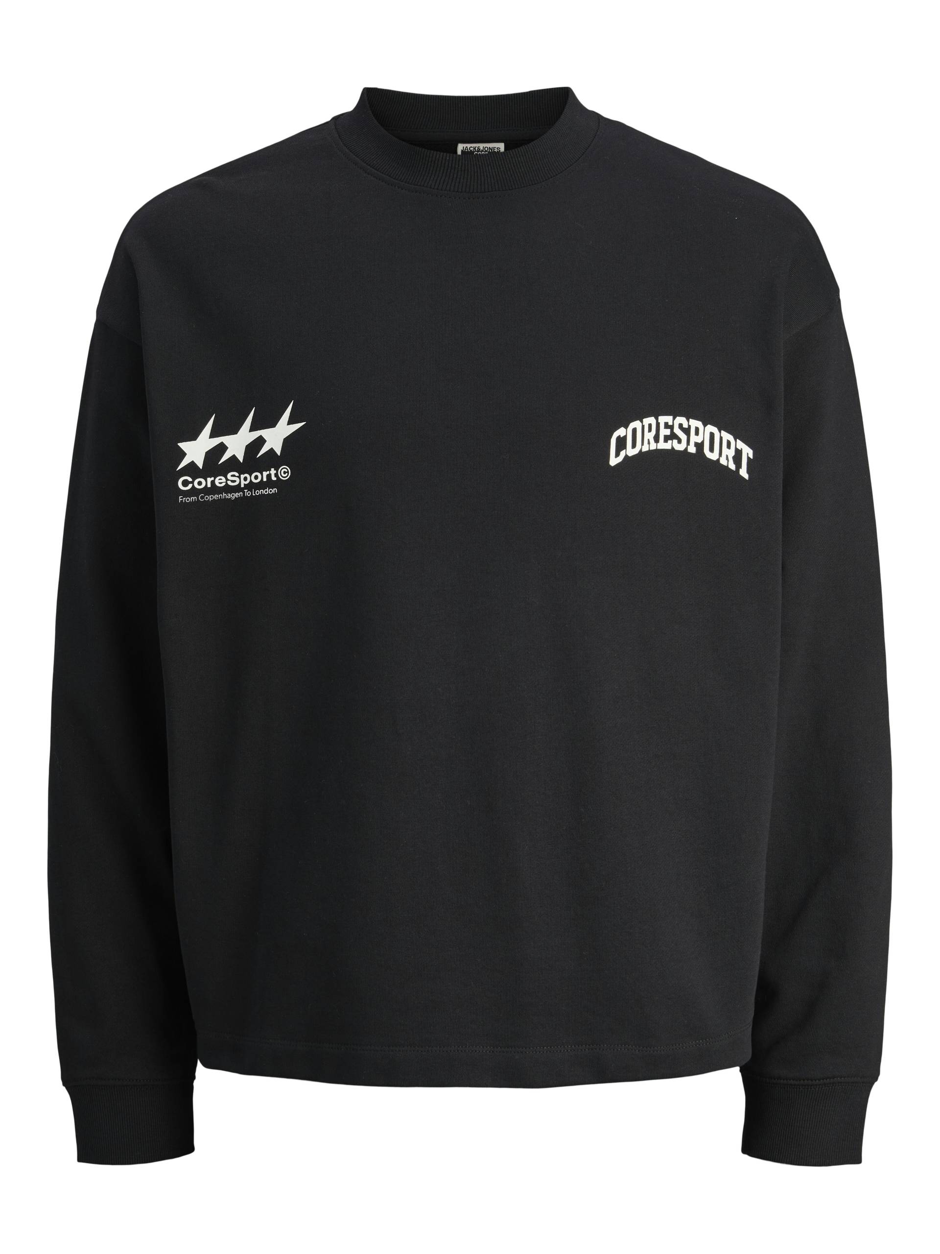 JACK&JONES - JCOSIGNAL SWEAT CREW NECK JNR black - Gr. - 152 von JACK&JONES