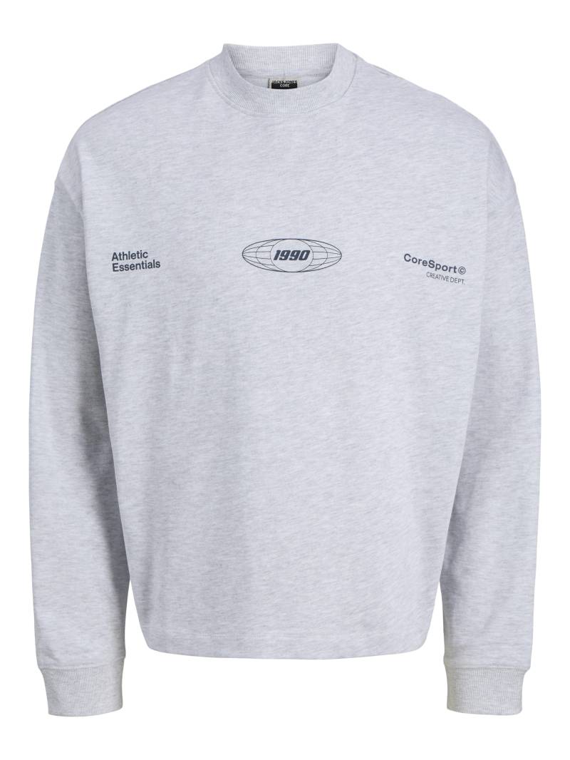 JACK&JONES - JCOSIGNAL SWEAT CREW NECK JNR white melange - Gr. - 164 von JACK&JONES