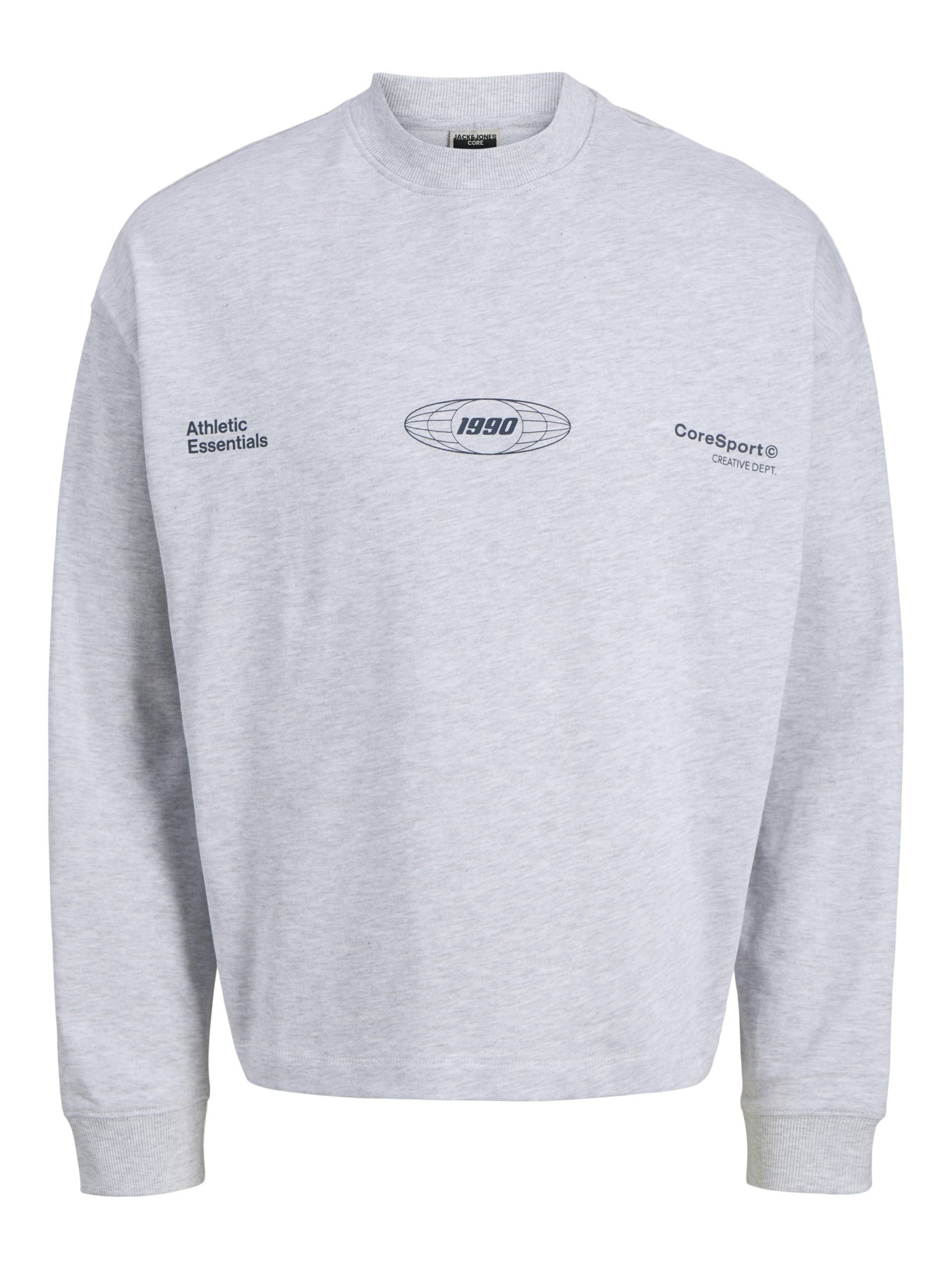 JACK&JONES - JCOSIGNAL SWEAT CREW NECK JNR white melange - Gr. - 176 von JACK&JONES