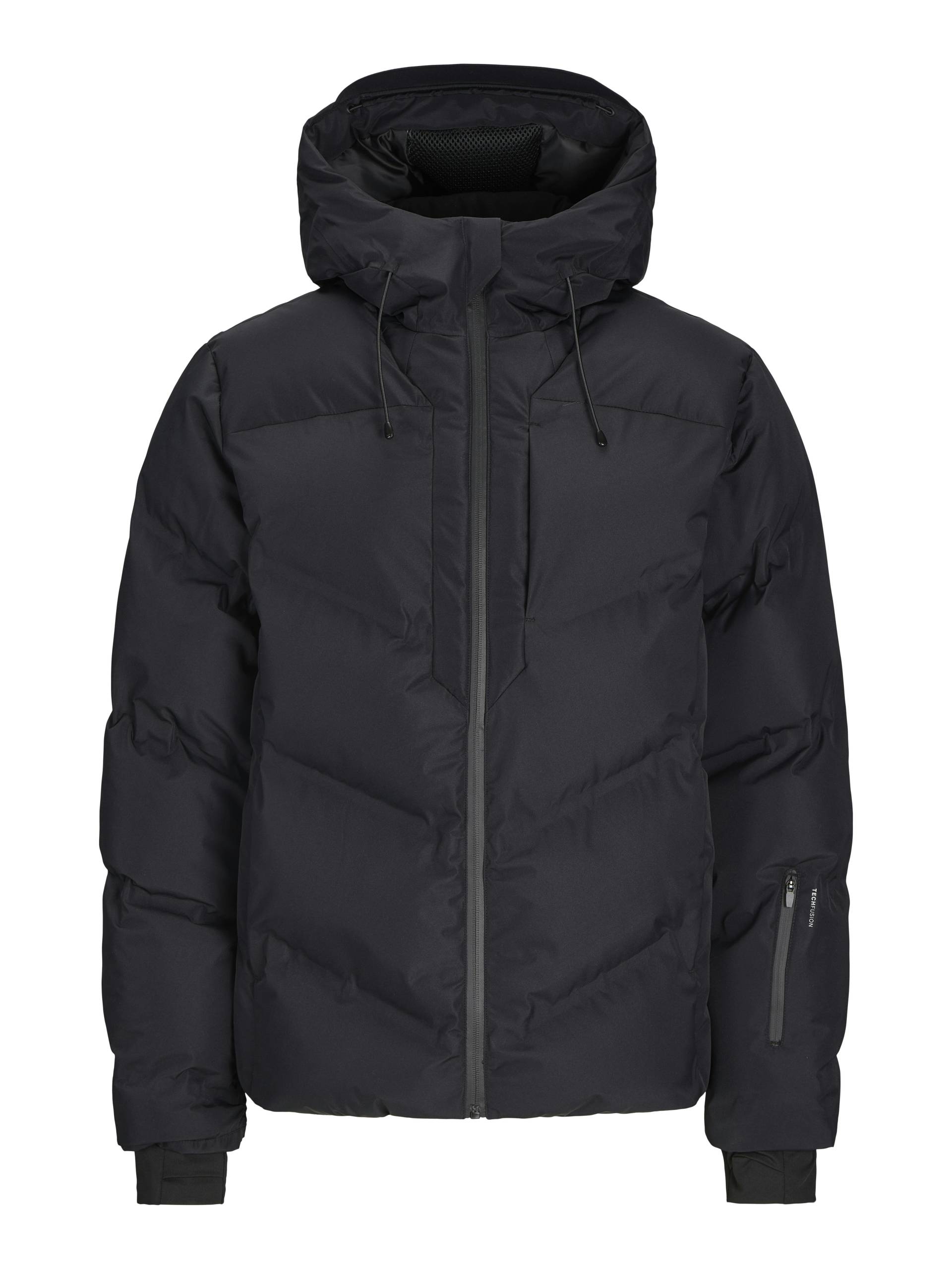 JACK&JONES - JCOSLAY HEAT QUILTED PUFFER SN black - Gr. - M von JACK&JONES
